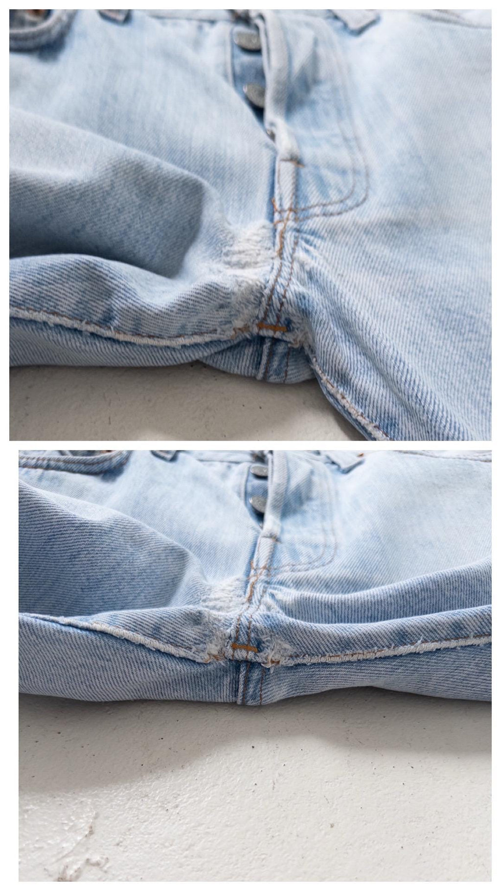 Gr. 26 - 27 Levis 501 Selvedge 80s Vintage Made in USA