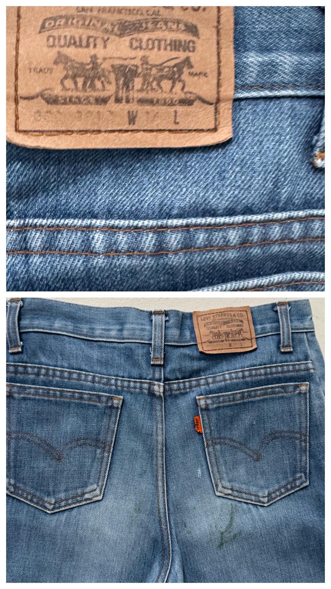 80s Vintage Levis Jeans 330 Gr. 25 - 26 Made in Belgium