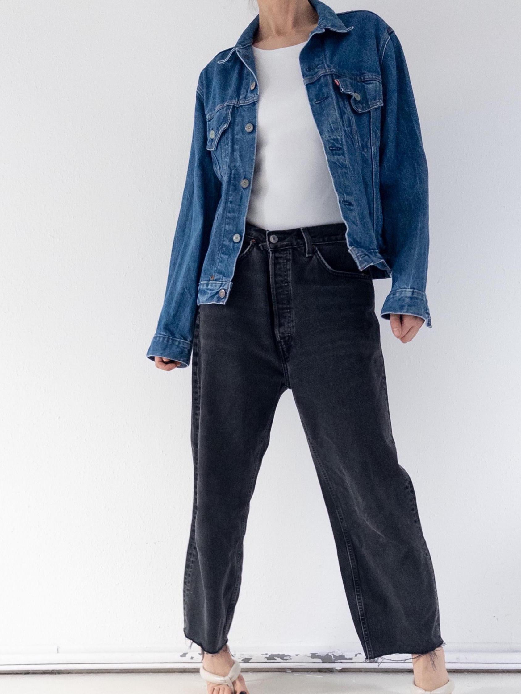 80s Vintage Levis Trucker Jacket Gr. L Made in USA