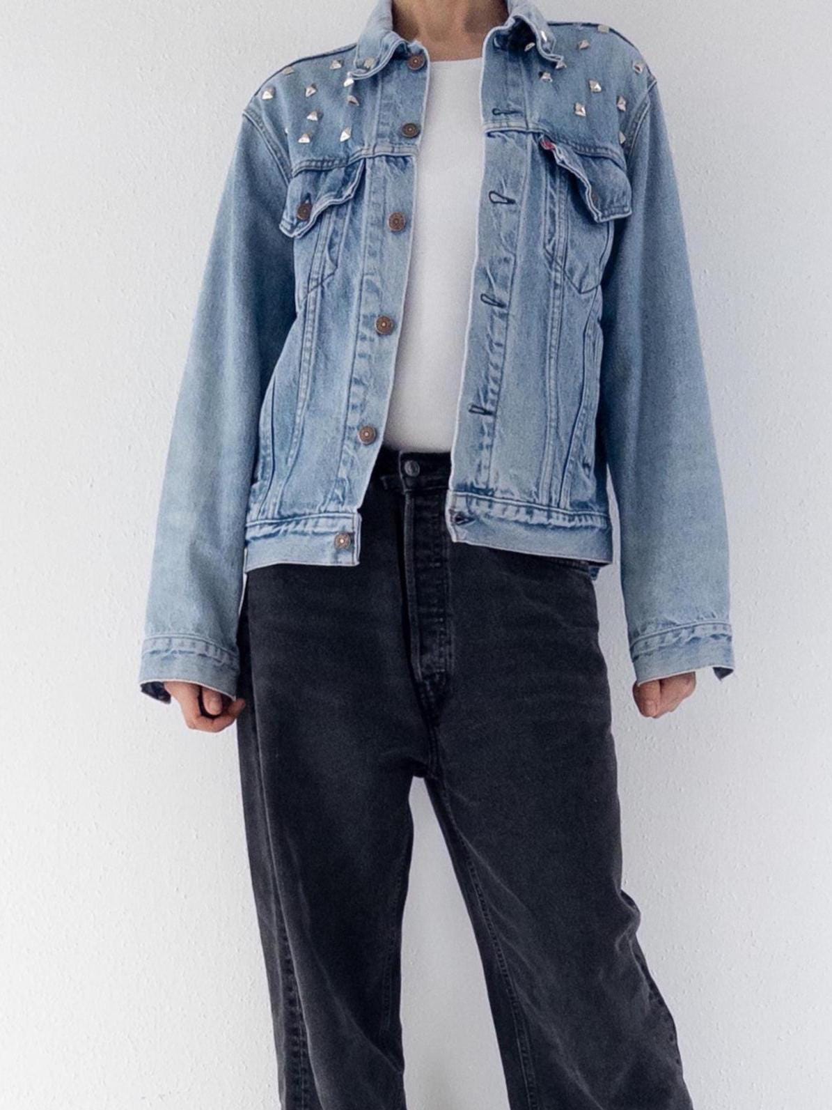 70s Vintage Levis Trucker Jacket Gr. M - L Made in USA