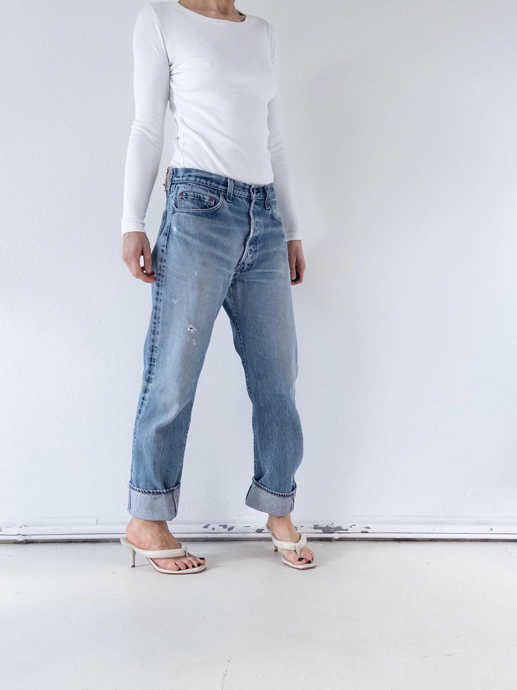 Gr. 32 Levis 501 Selvedge 70s Vintage Made in USA