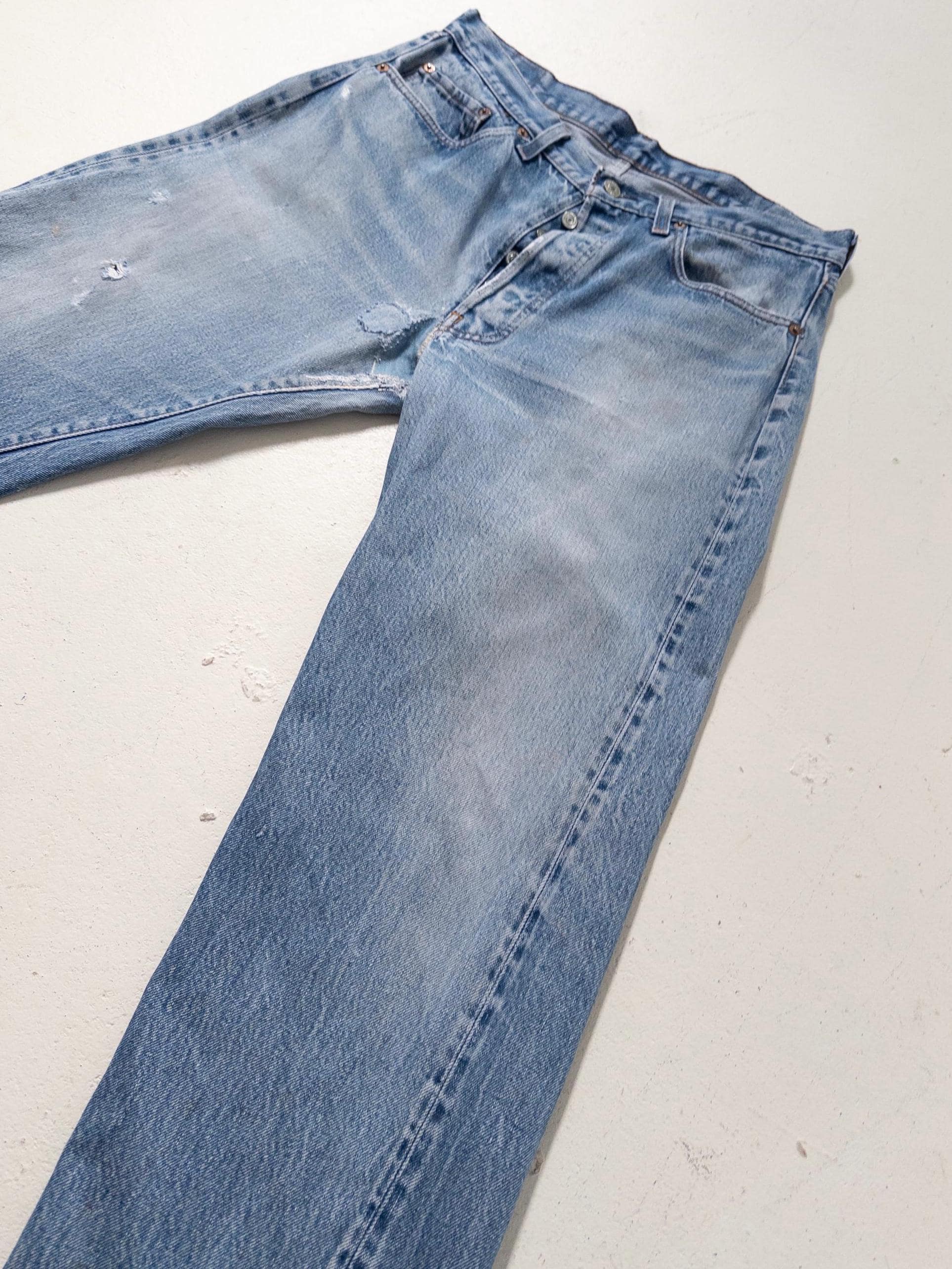 Gr. 32 Levis 501 Selvedge 70s Vintage Made in USA