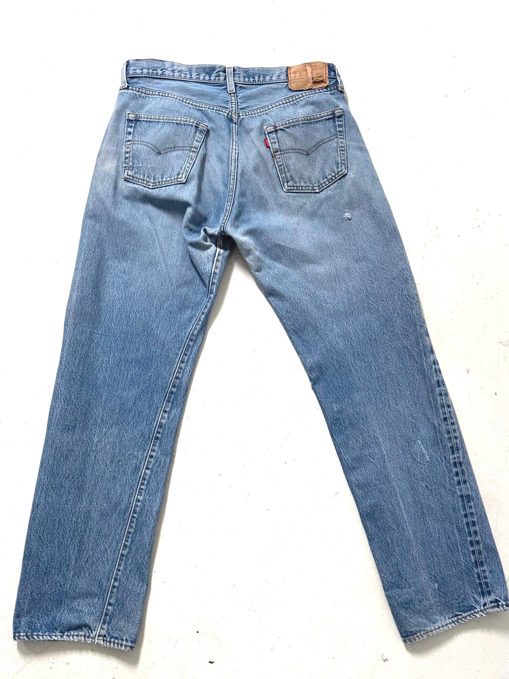 Gr. 32 Levis 501 Selvedge 70s Vintage Made in USA