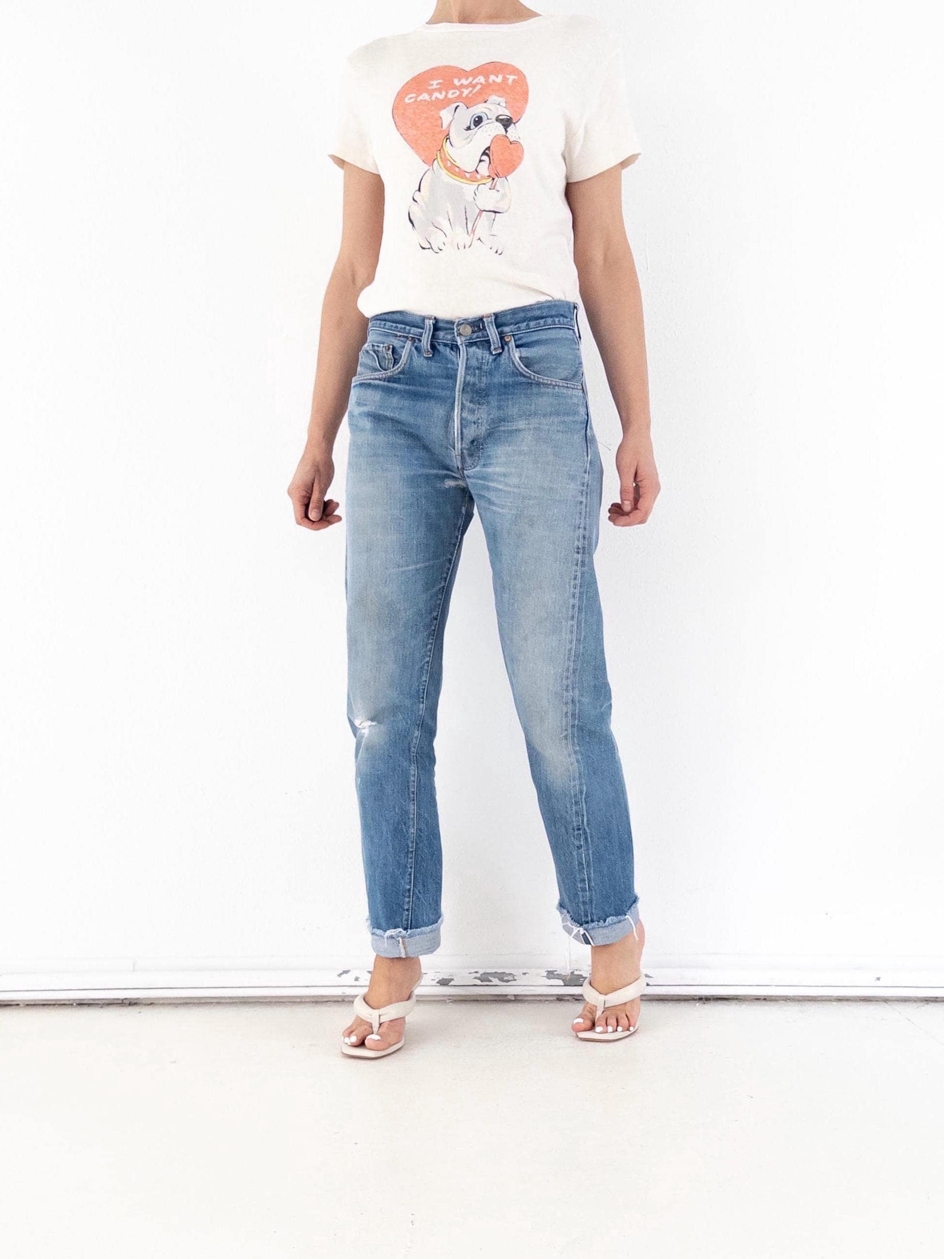 Gr. 29 Levis 501 Selvedge 70s Vintage Made in USA