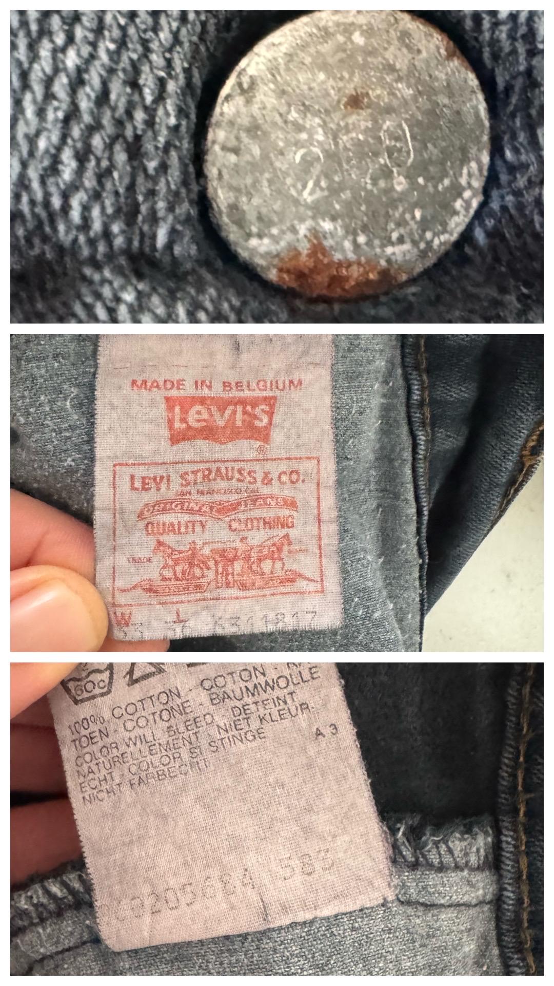 Gr. 29 - 30 Levis 631 80s Vintage Made in Belgium