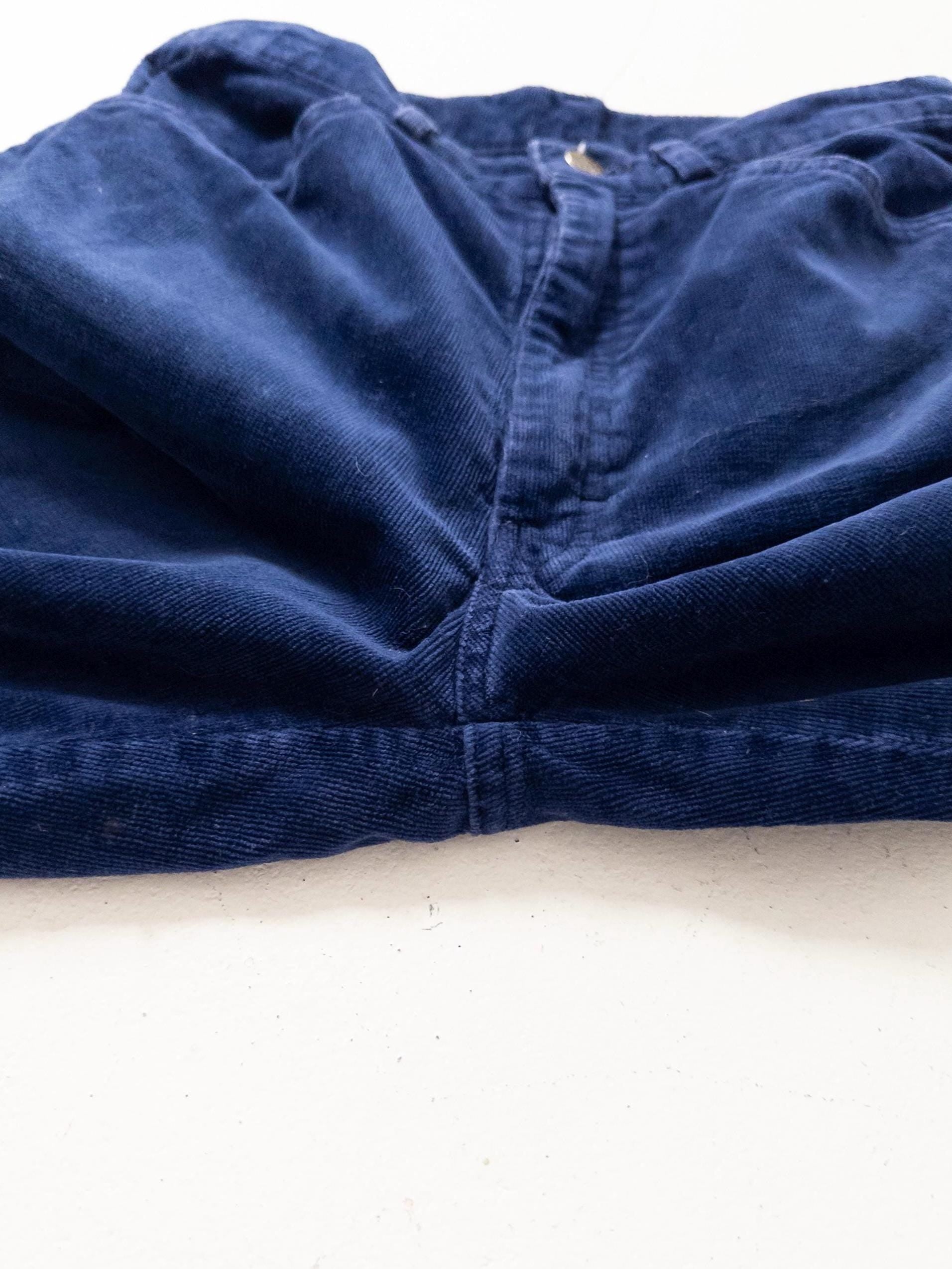Gr. 26 Mustang Cigarette Velvet Pants 70s Vintage Made in Germany