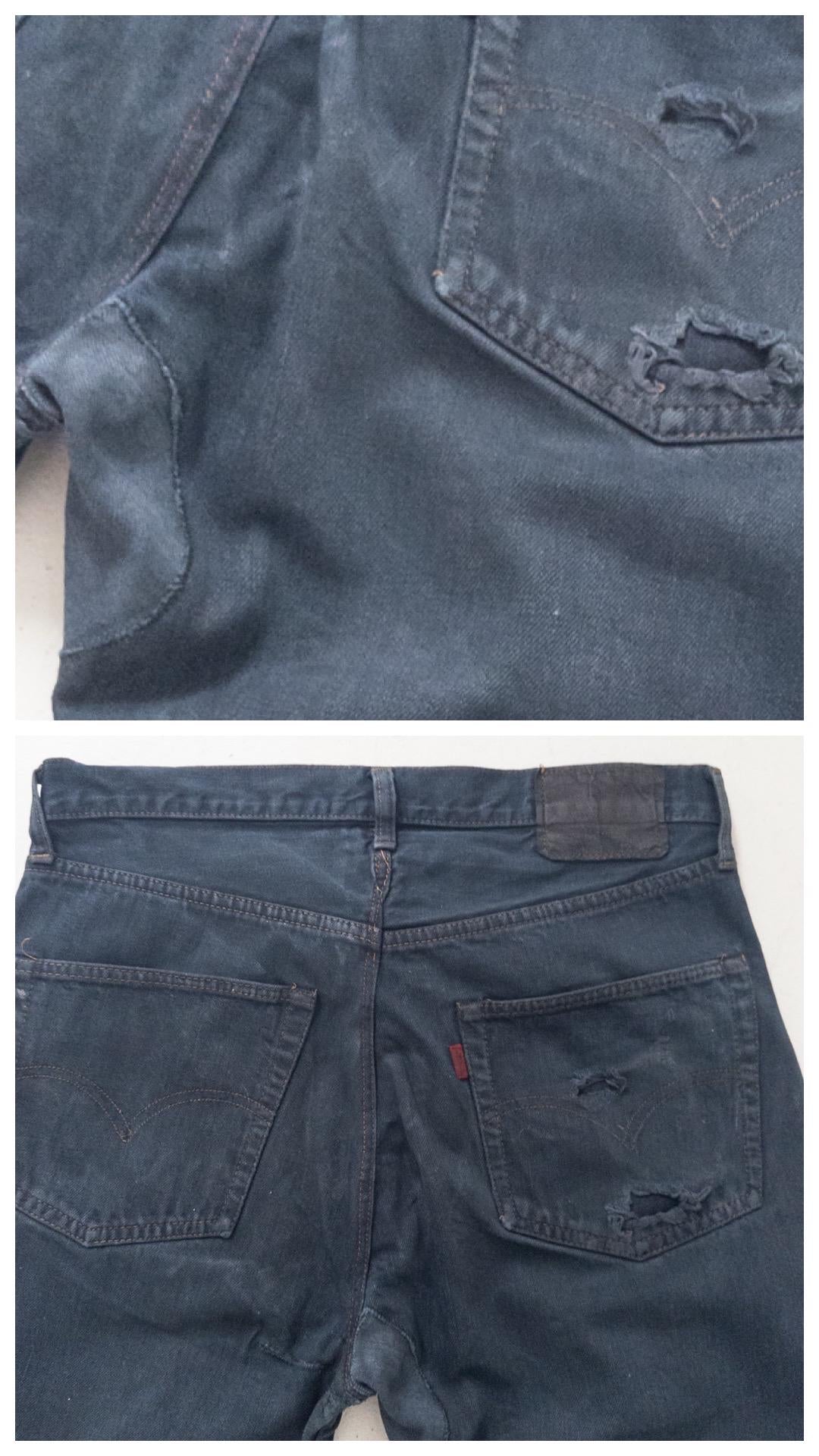 Gr. 31 - 32 Levis 501 Selvedge 70s Vintage Made in USA