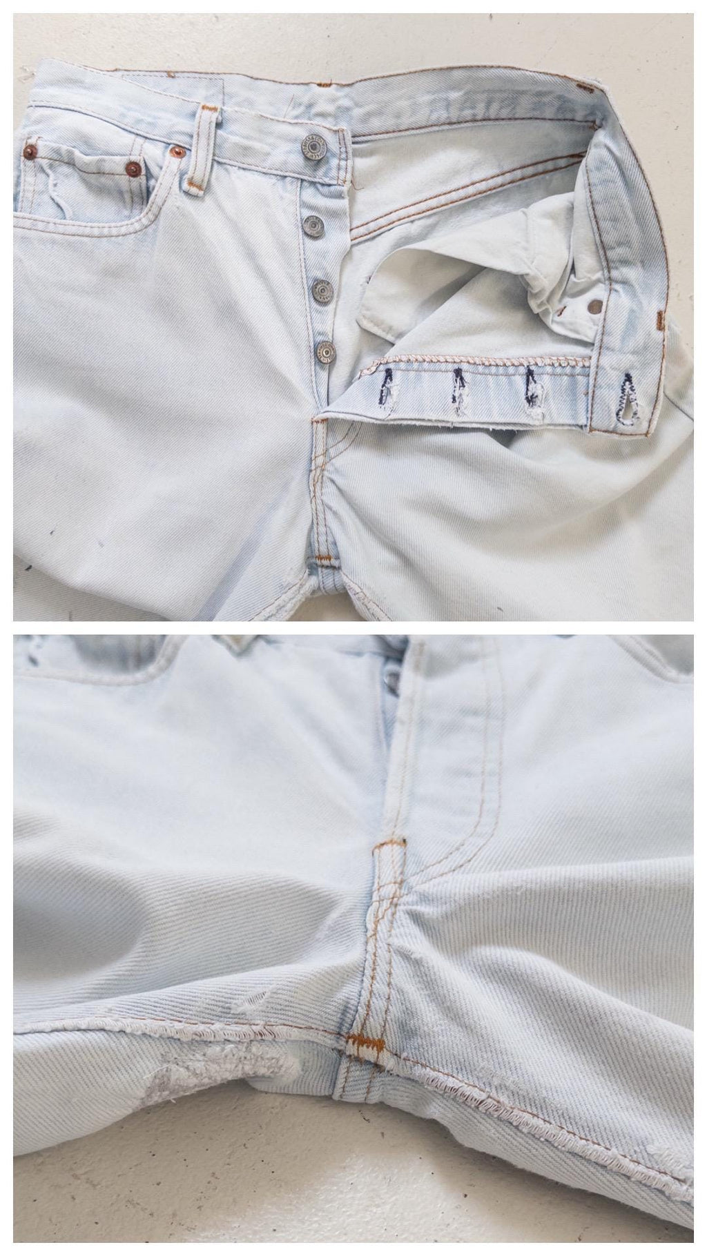Gr. 27 Levis 501 Selvedge 80s Vintage Made in USA