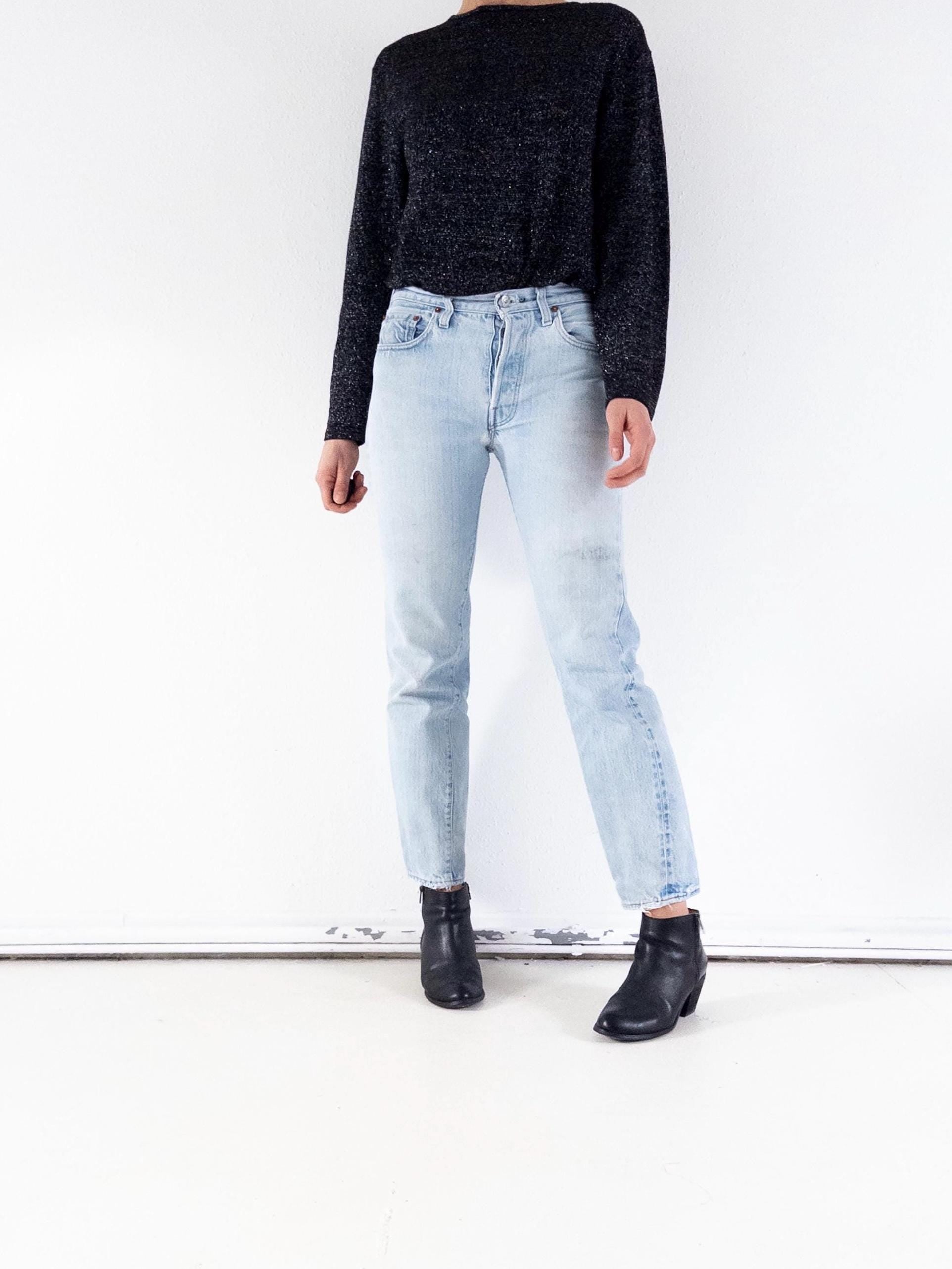 Gr. 26 - 27 Levis 501 Selvedge 80s Vintage Made in USA