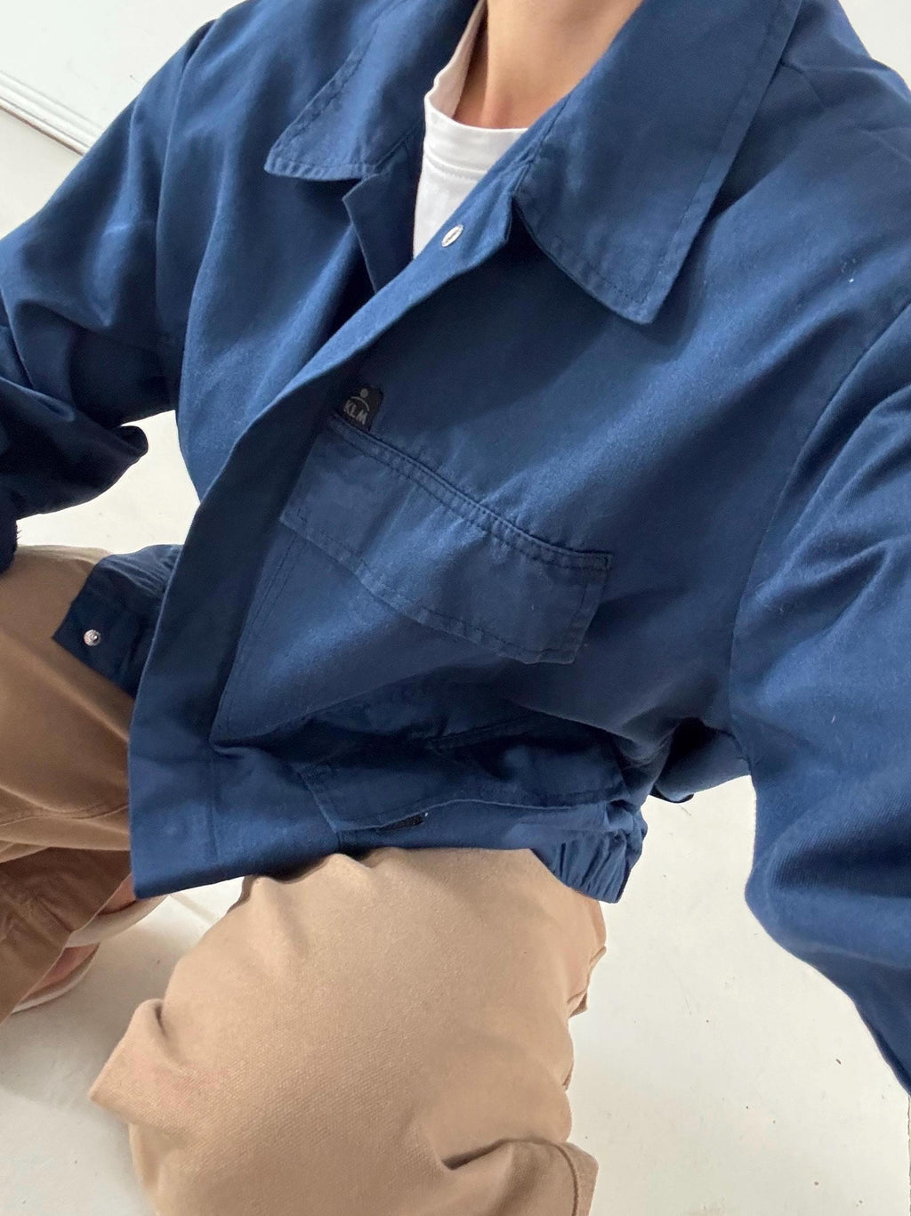 Gr. L Chore Jacket KML 80s Vintage Workwear Made in the Netherlands