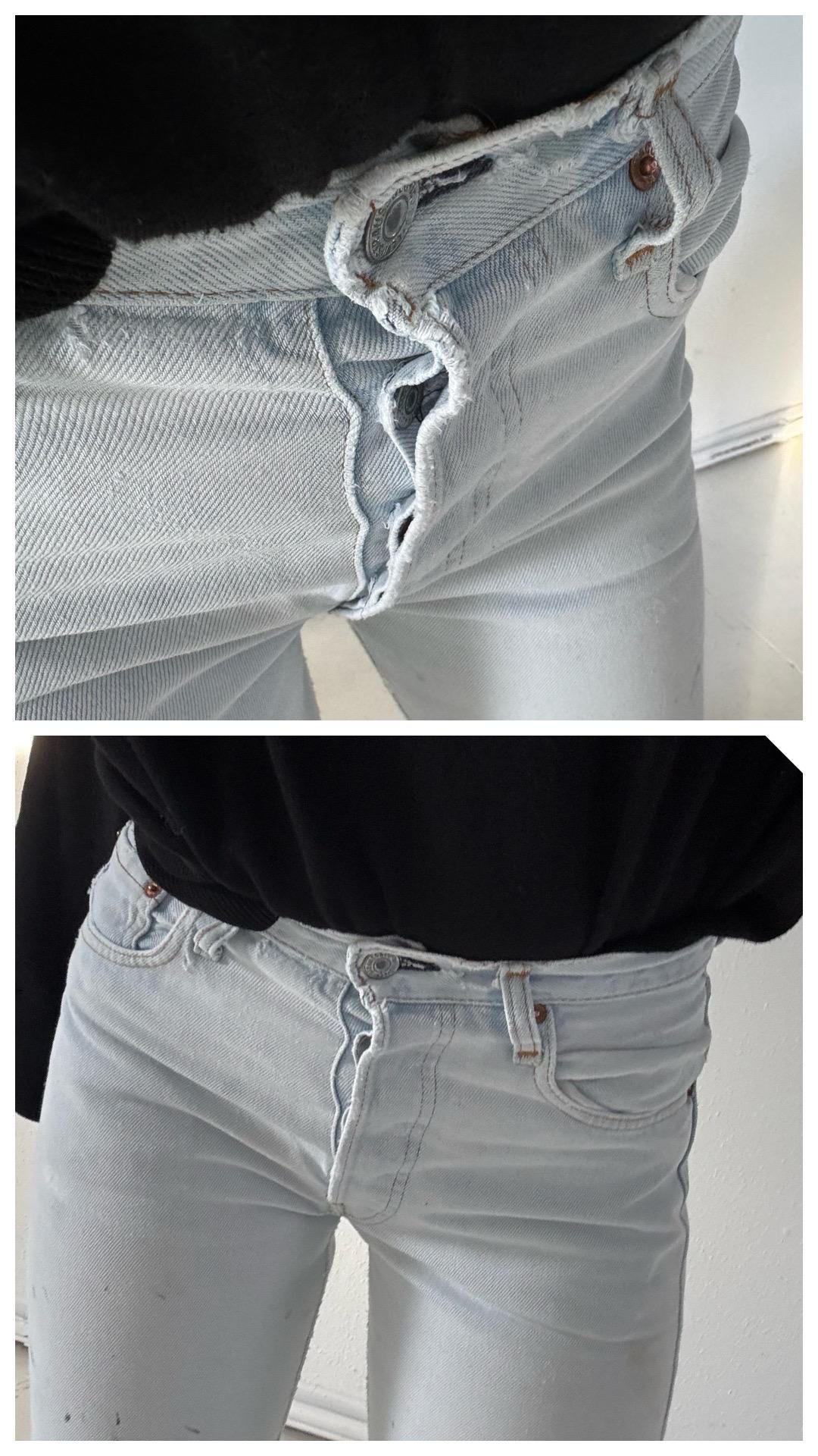 Gr. 27 Levis 501 Selvedge 80s Vintage Made in USA