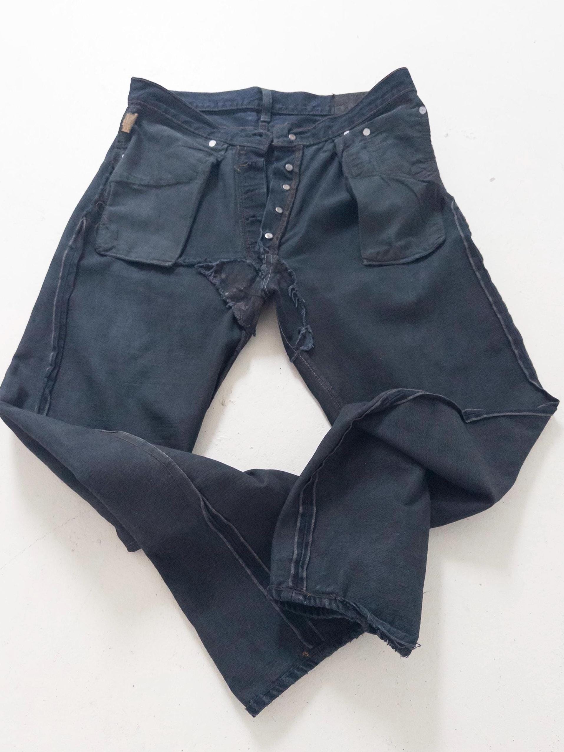 Gr. 31 - 32 Levis 501 Selvedge 70s Vintage Made in USA