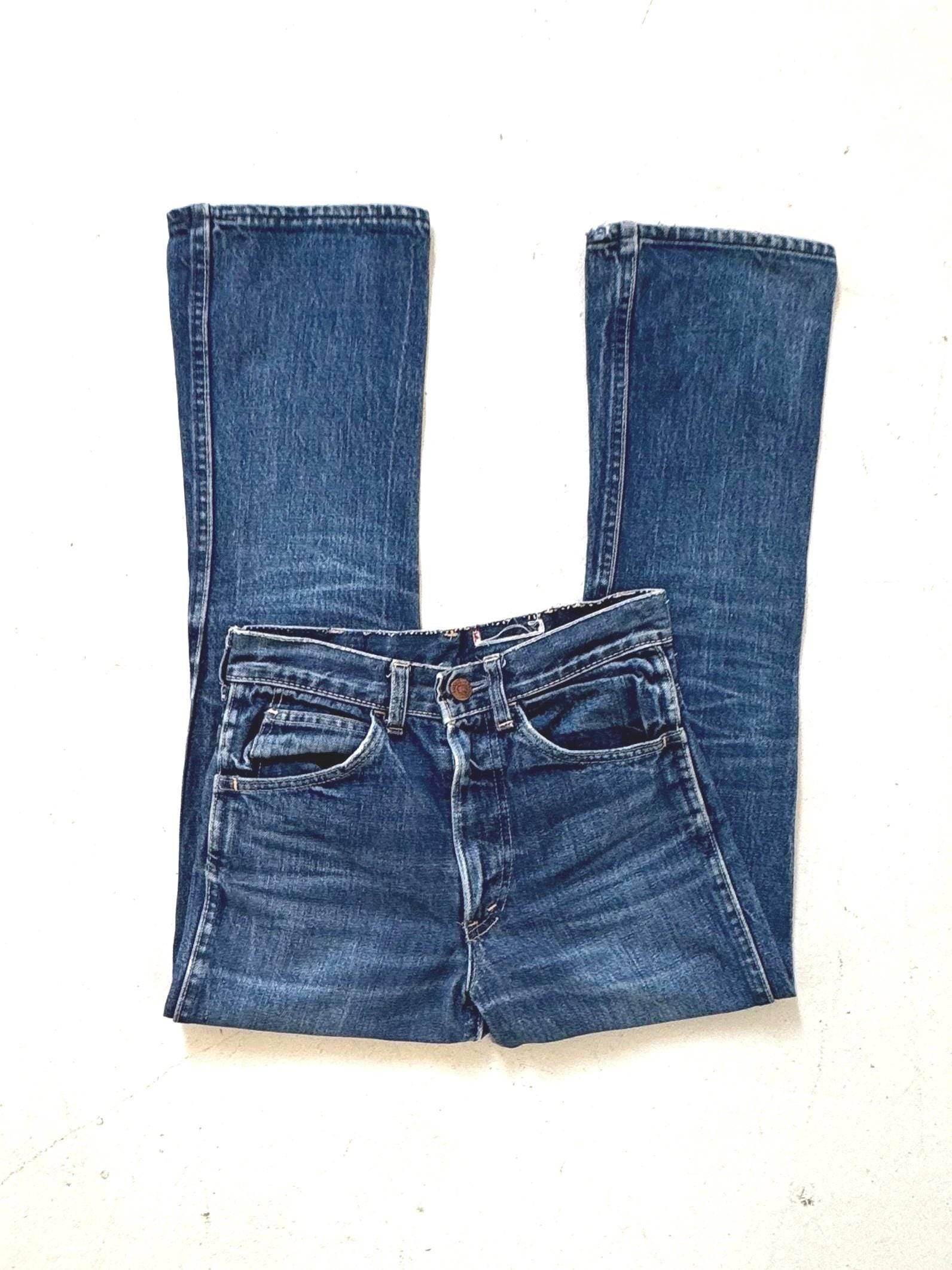 Gr. 22 - 23 BIG E Levis Bellbottoms 60s Vintage Made in USA