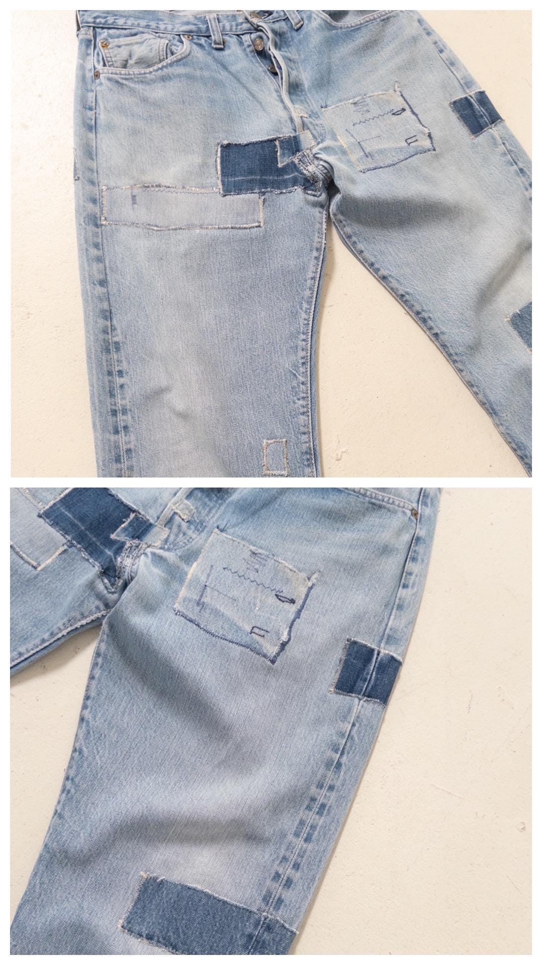 Gr. 32 Levis 501 Selvedge Redline 70s Vintage Made in USA