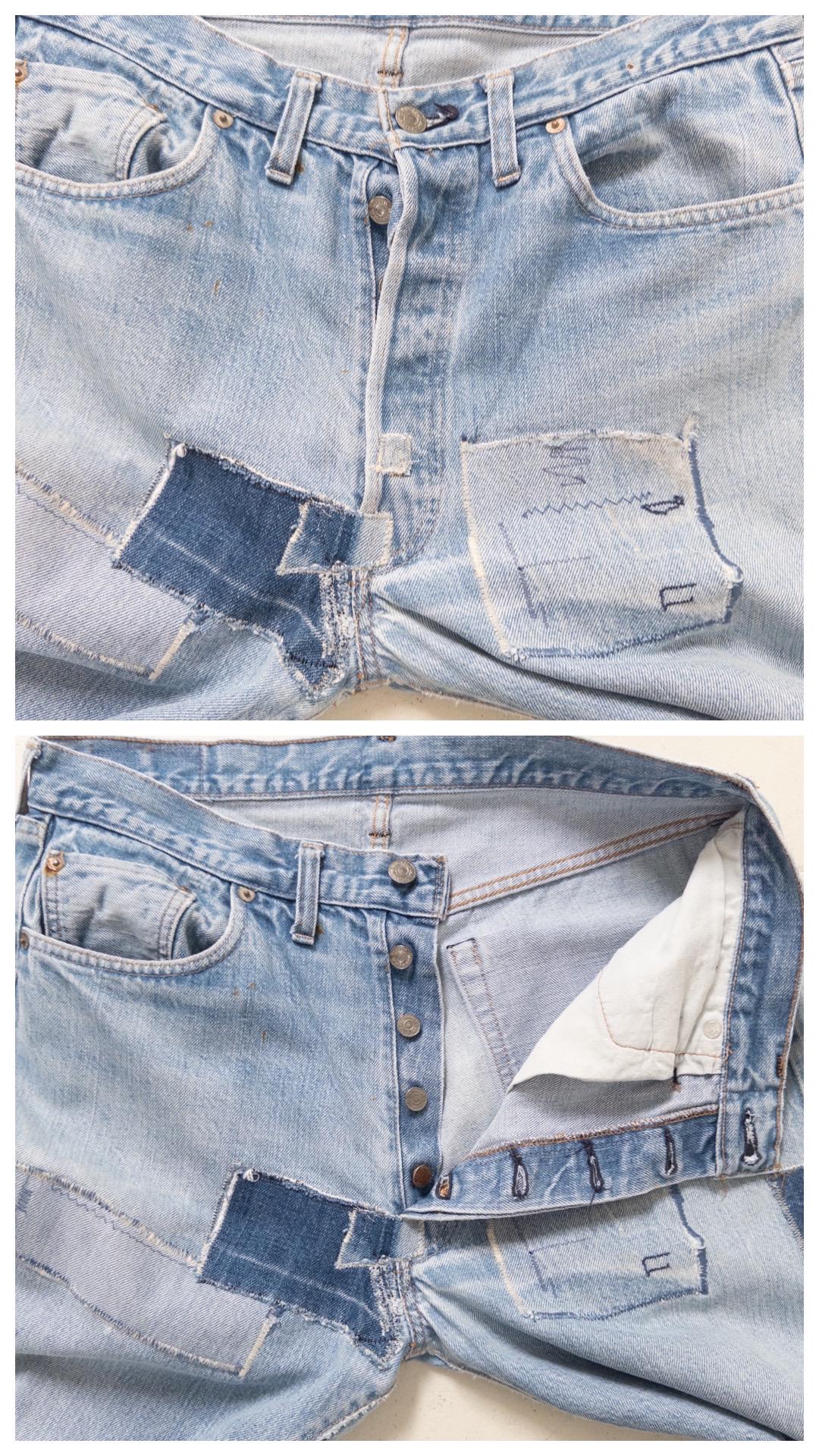 Gr. 32 Levis 501 Selvedge Redline 70s Vintage Made in USA