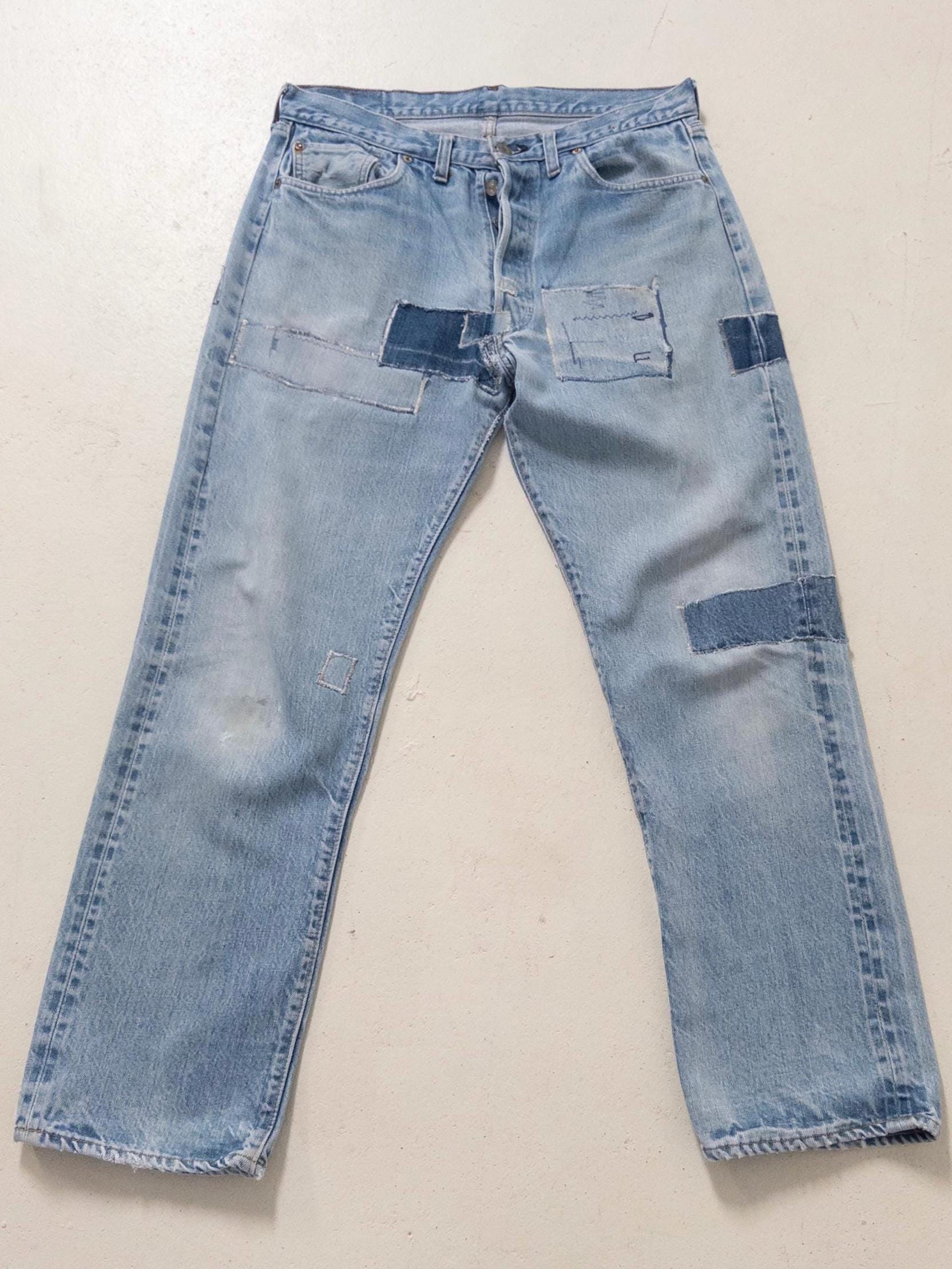 Gr. 32 Levis 501 Selvedge Redline 70s Vintage Made in USA