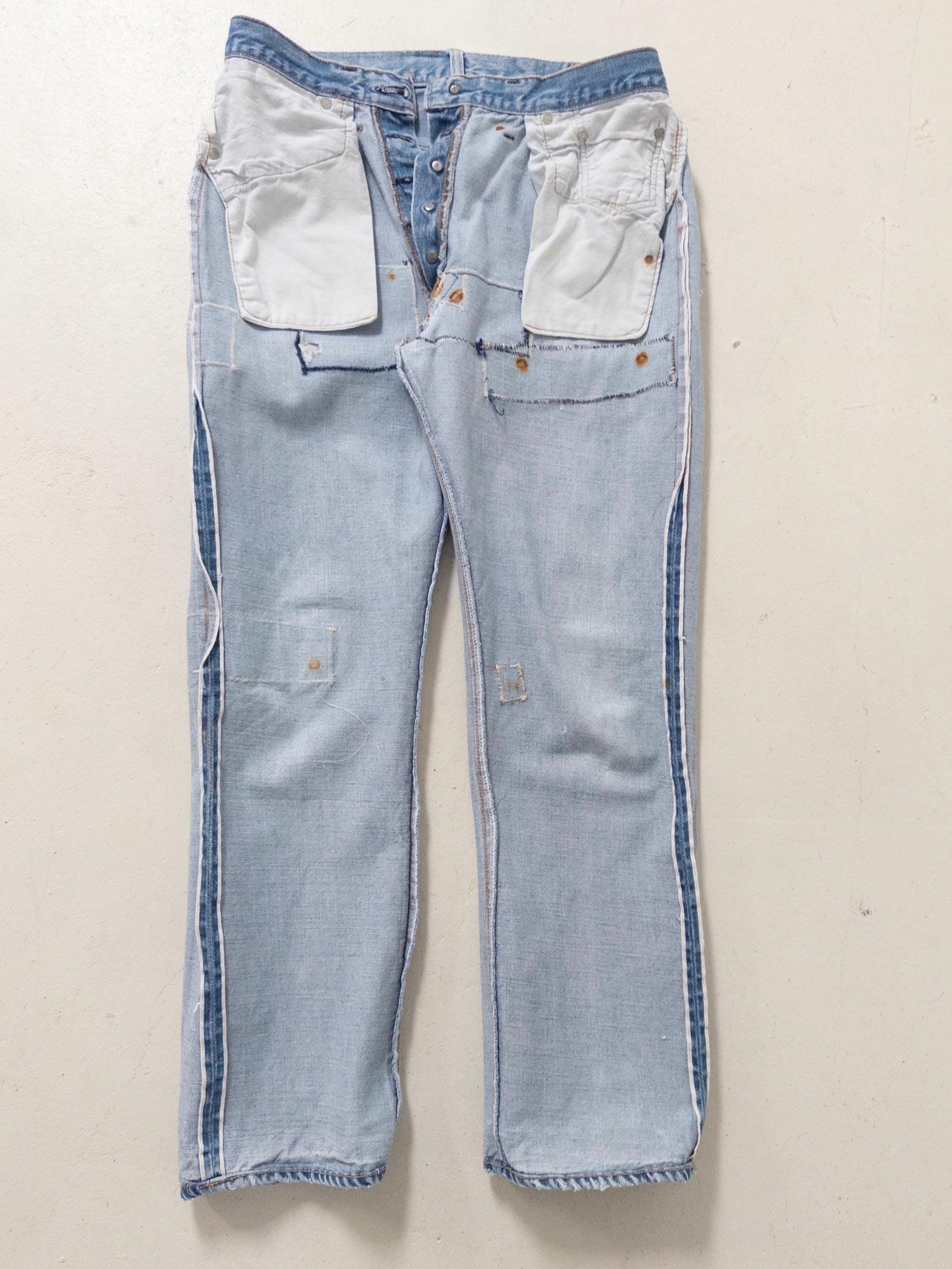 Gr. 32 Levis 501 Selvedge Redline 70s Vintage Made in USA