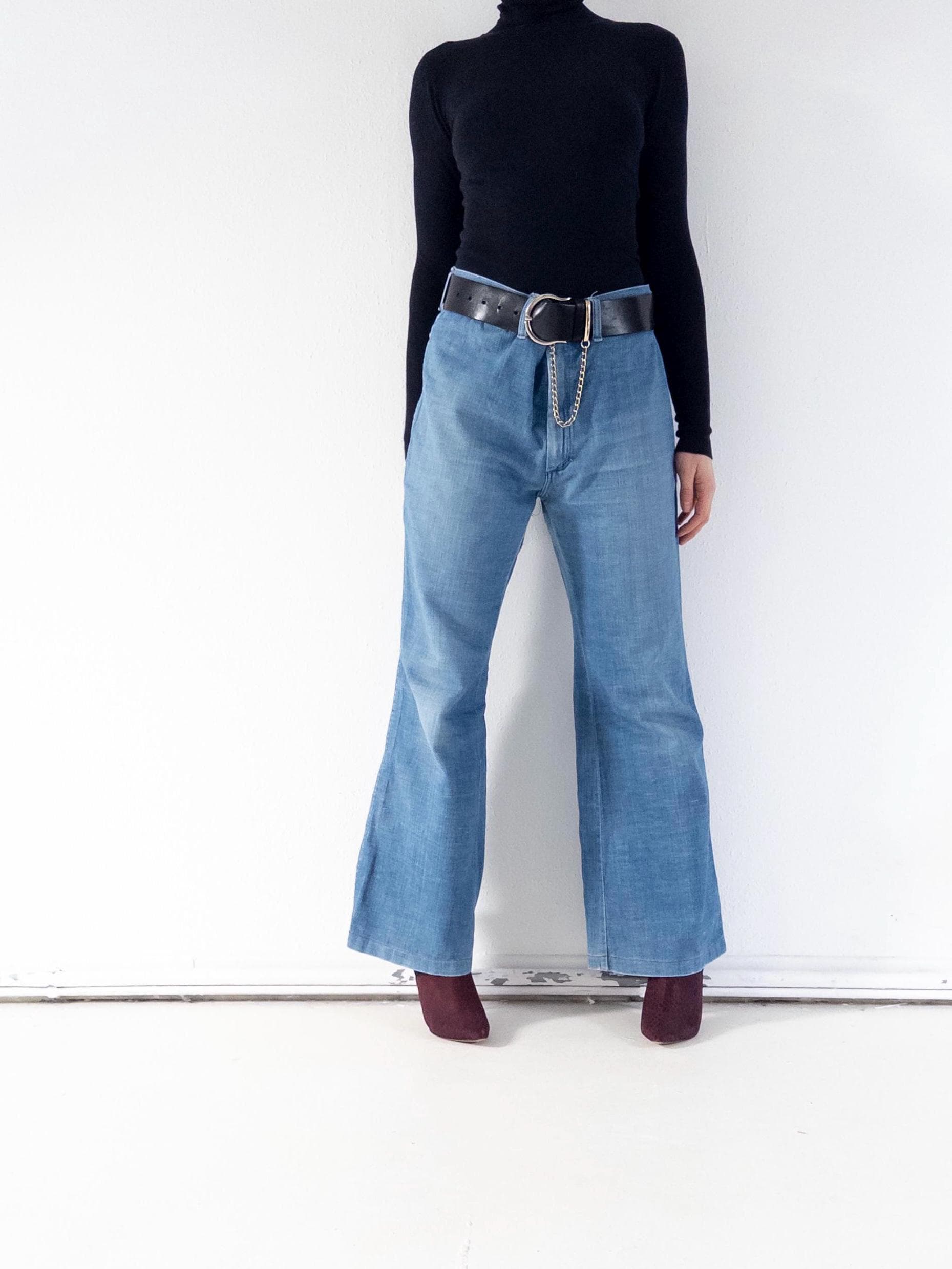 Gr. 36 Wrangler 70s Vintage Schlaghose Made in Malta