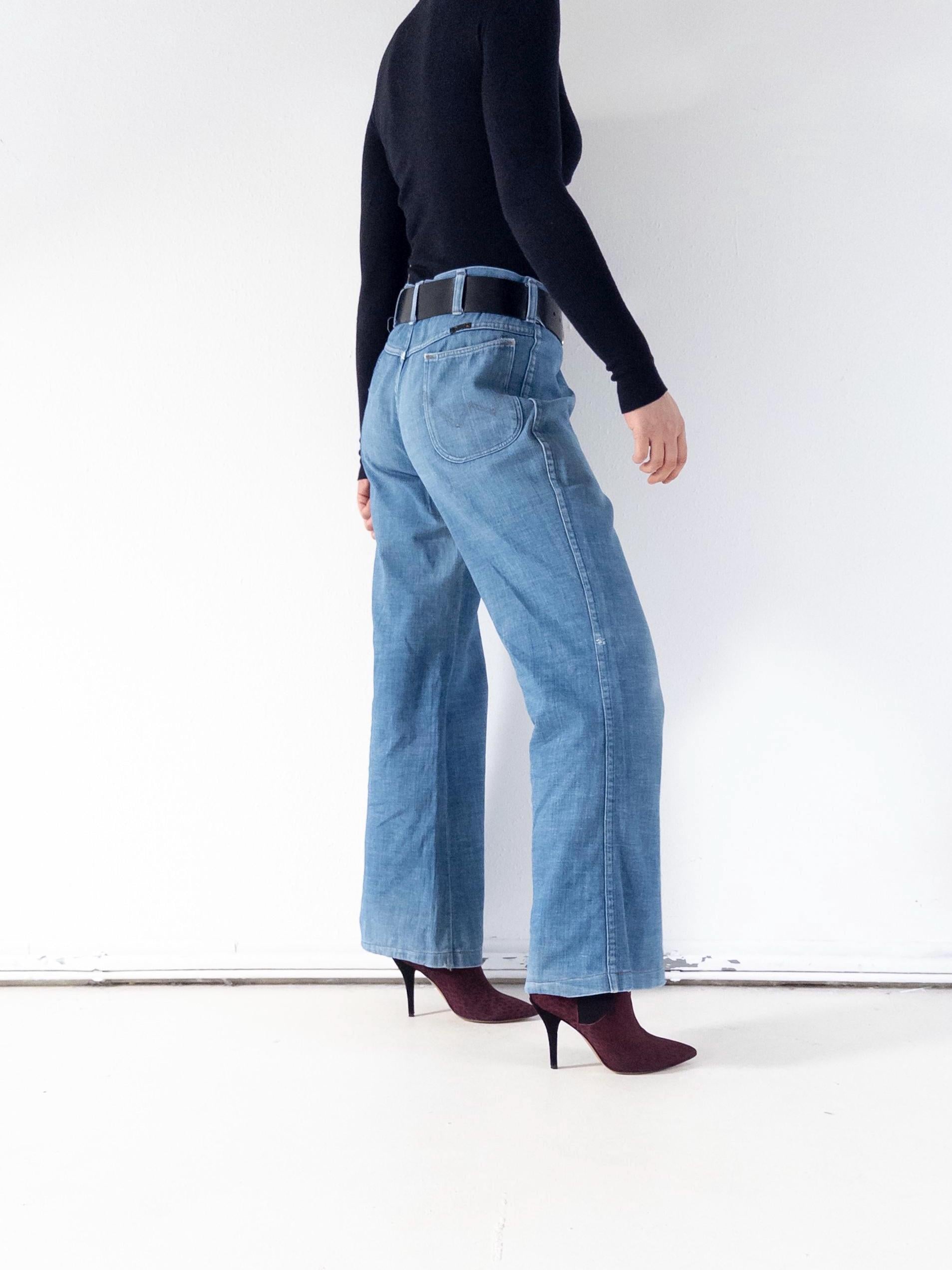 Gr. 36 Wrangler 70s Vintage Schlaghose Made in Malta