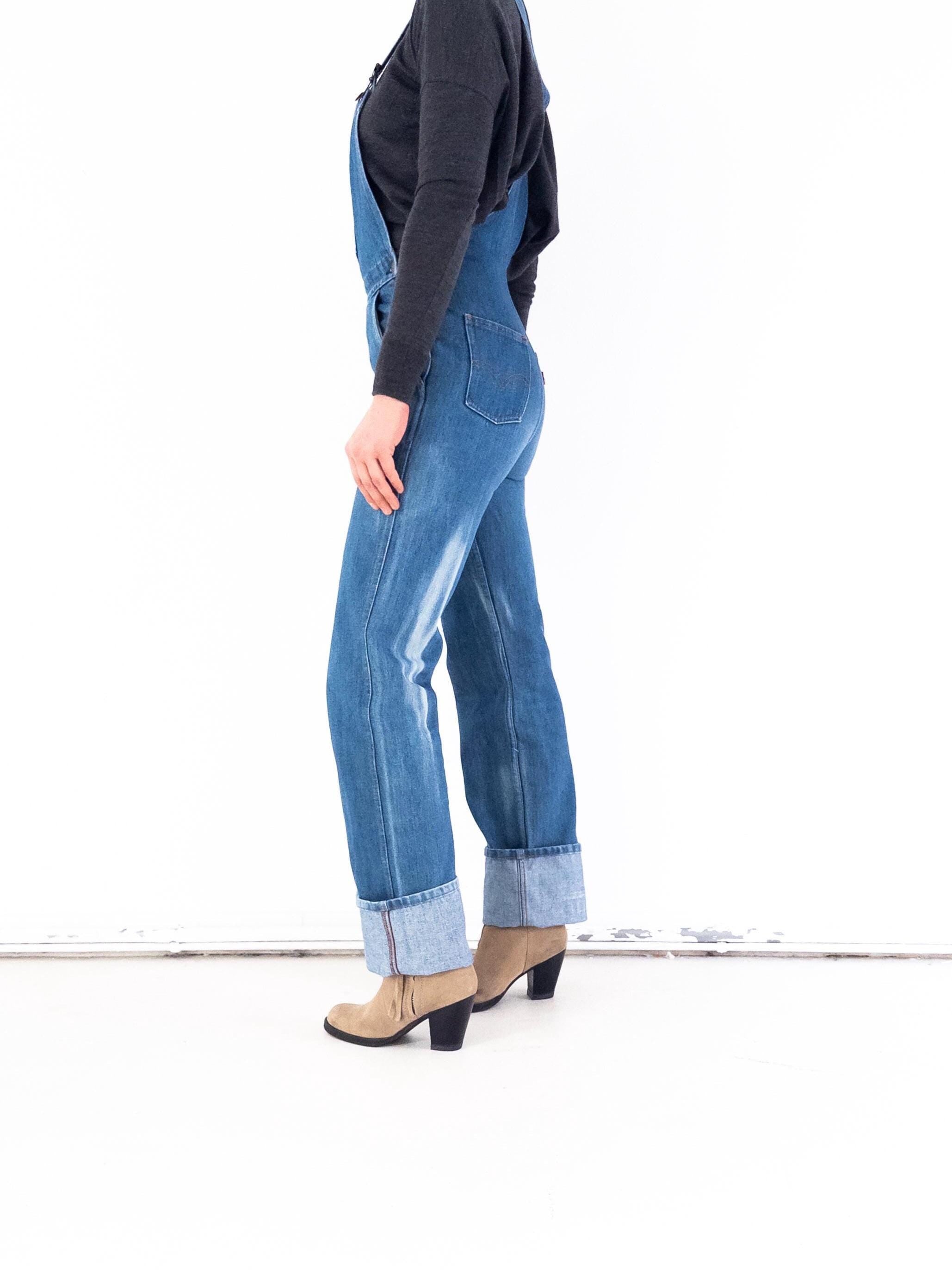 Gr. XS Levis Latzhose 80s Vintage Made in France