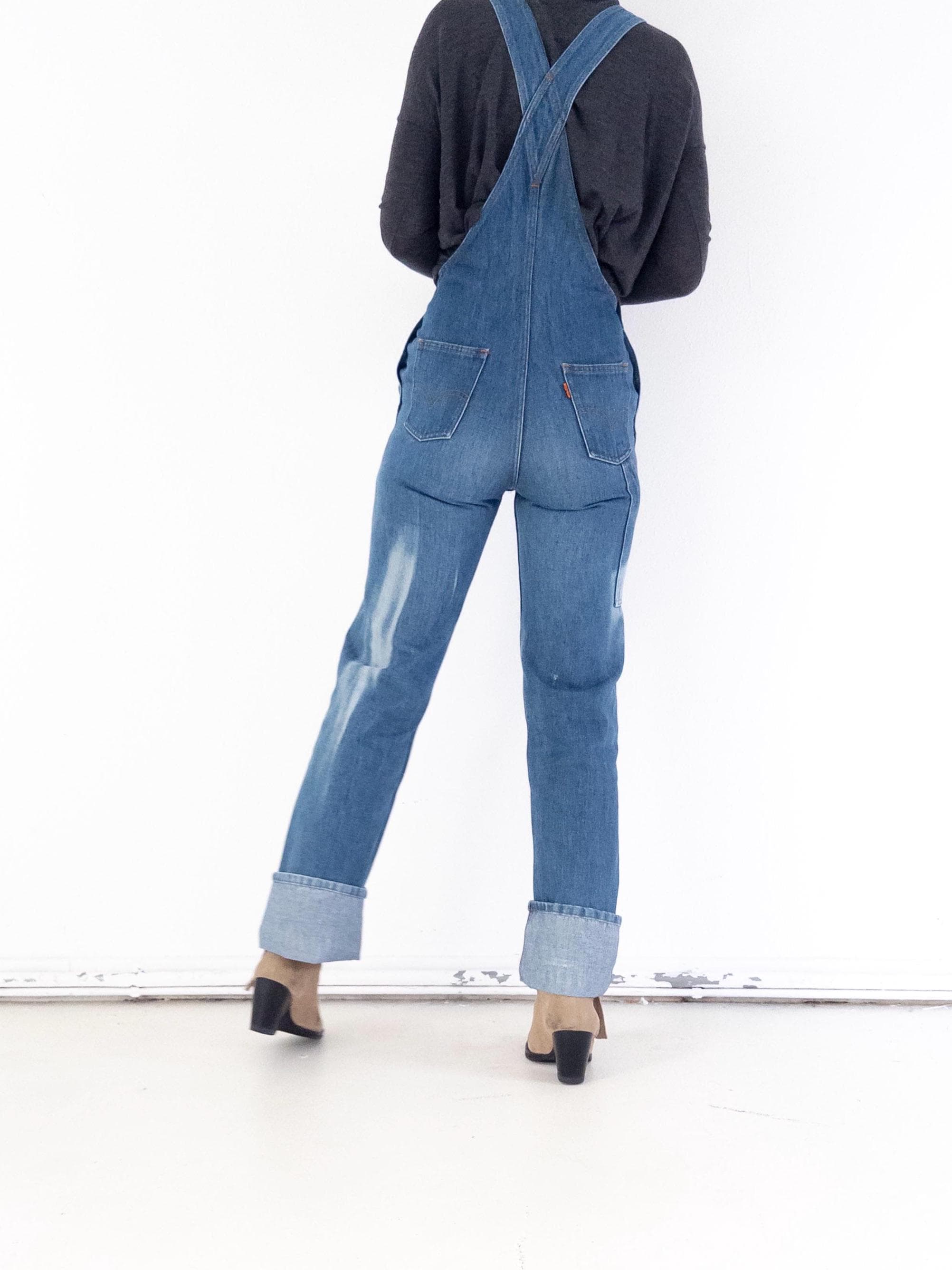 Gr. XS Levis Latzhose 80s Vintage Made in France