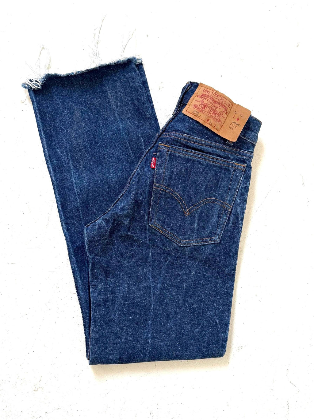 Gr. 22 - 23 Levis 701 Student 80s Vintage Made in USA