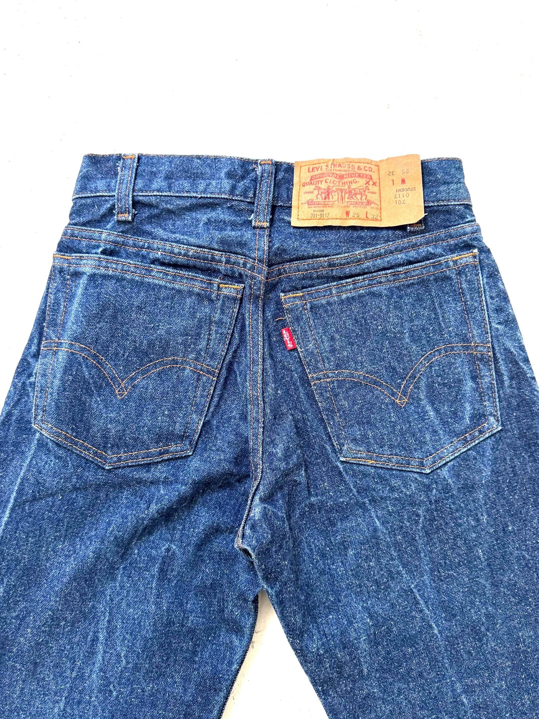 Gr. 22 - 23 Levis 701 Student 80s Vintage Made in USA