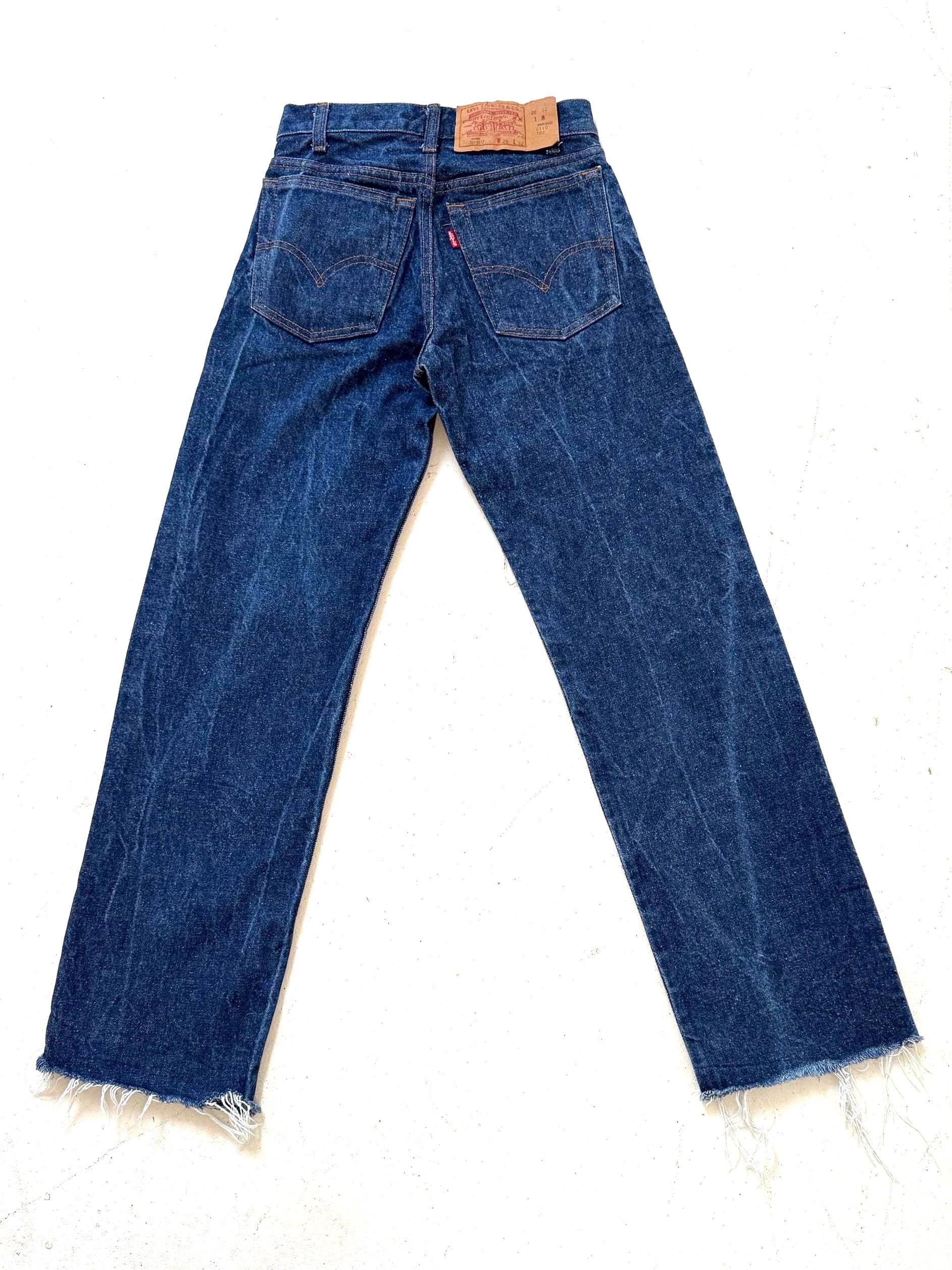 Gr. 22 - 23 Levis 701 Student 80s Vintage Made in USA