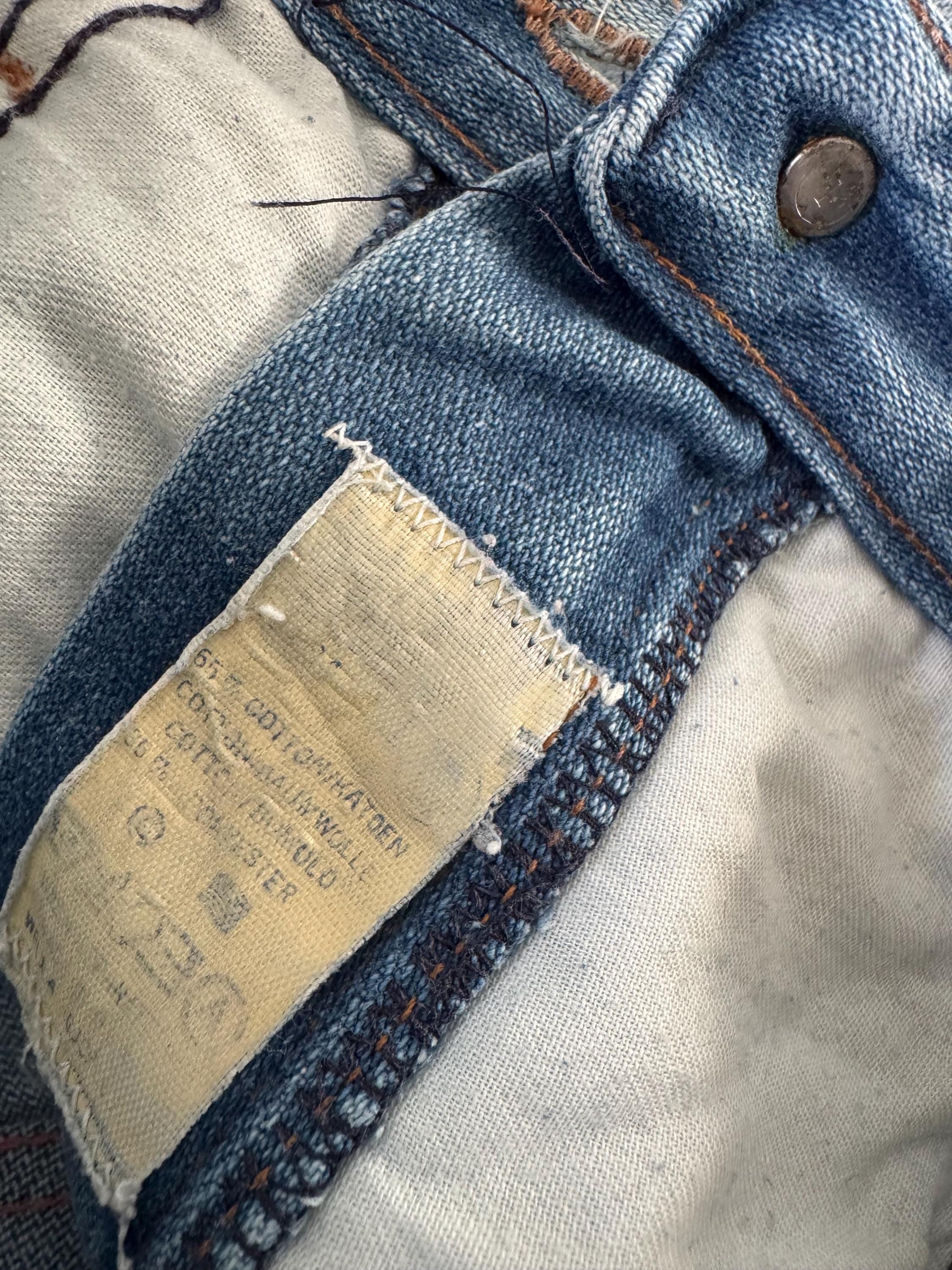Gr. 23 -24 Wrangler Blue Bell Bootcut 70s Vintage Made in USA