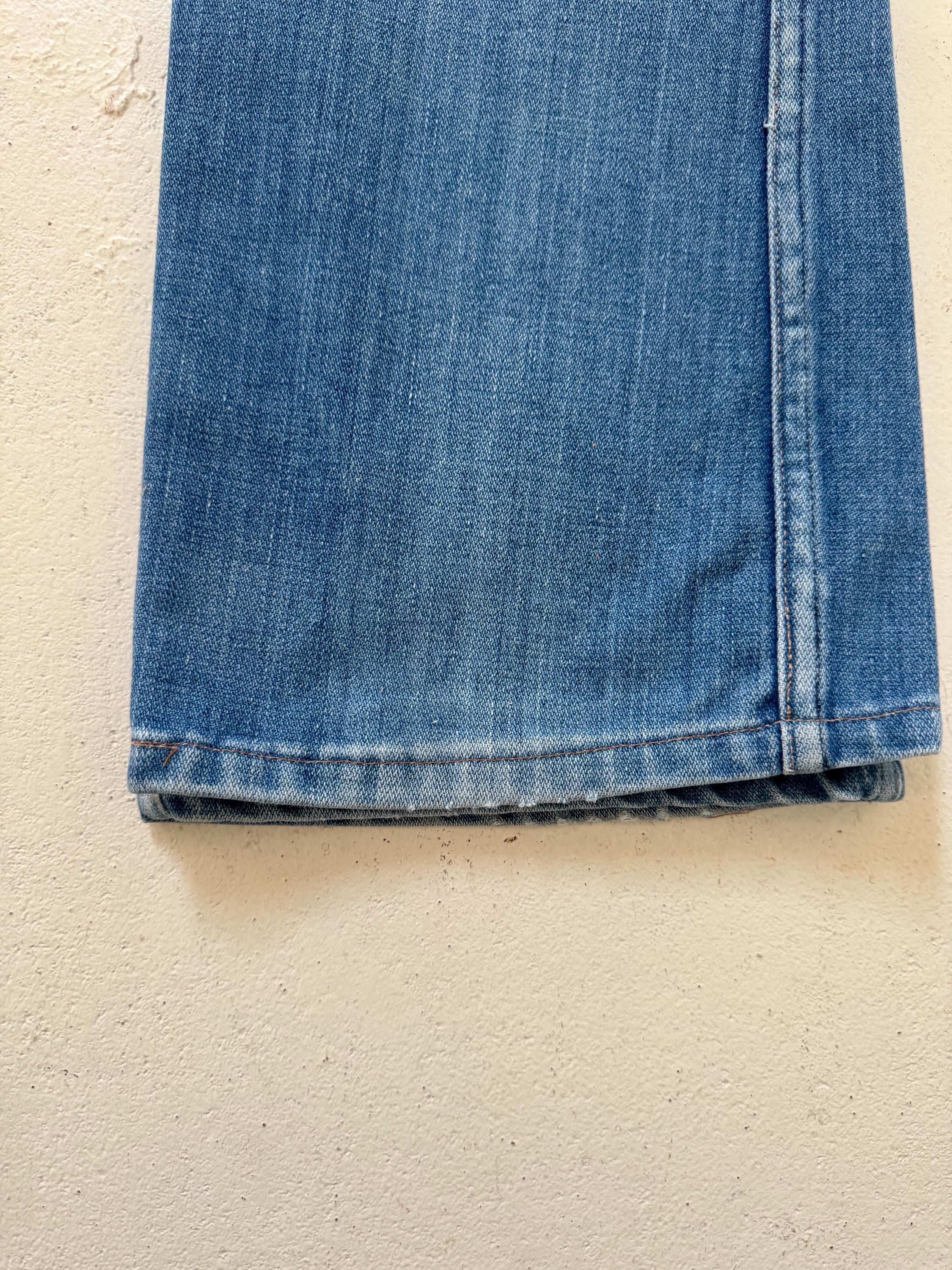 Gr. 23 -24 Wrangler Blue Bell Bootcut 70s Vintage Made in USA