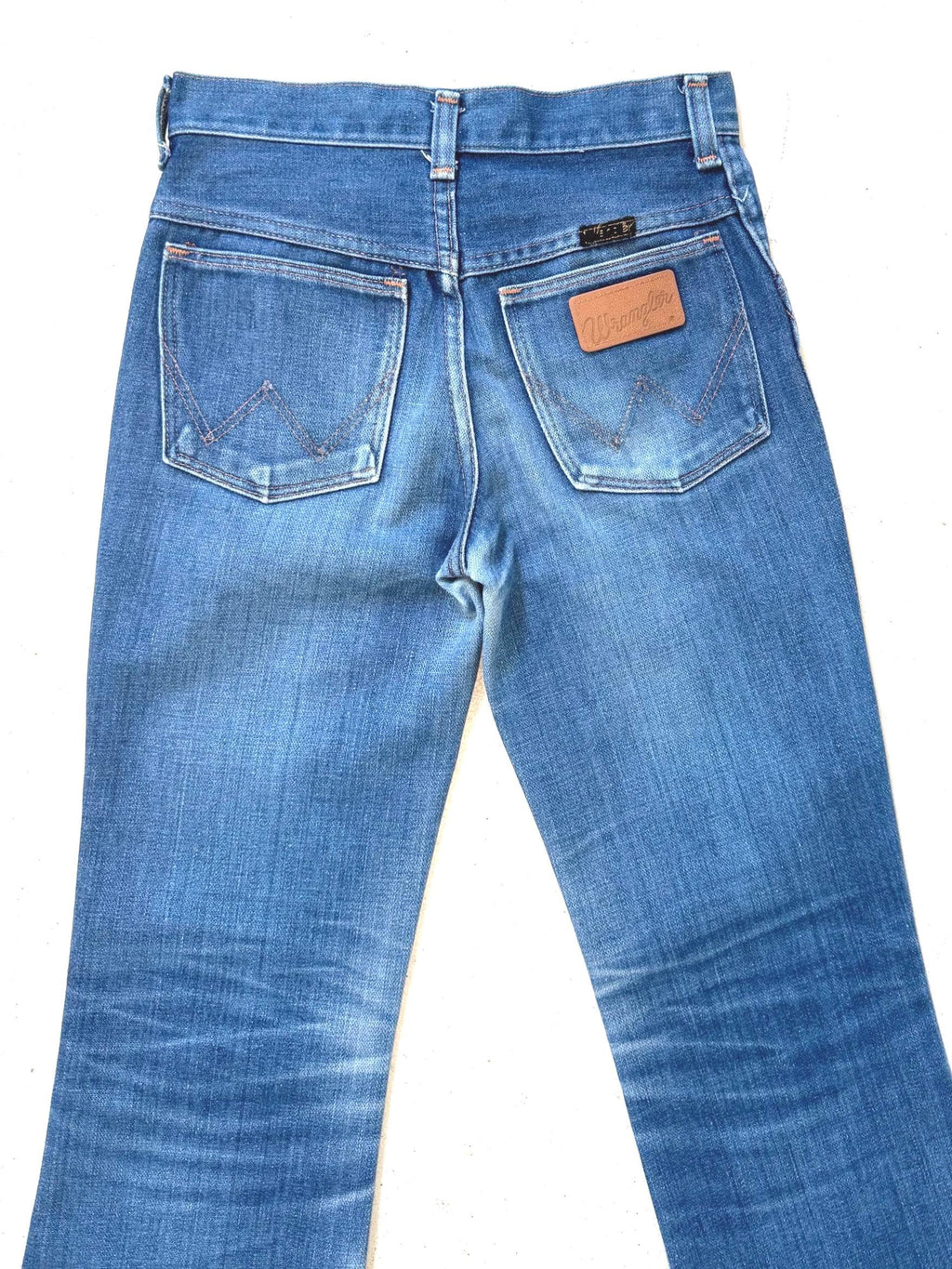 Gr. 22 - 23 Wrangler Blue Bell Schlaghose 70s Vintage Made in USA