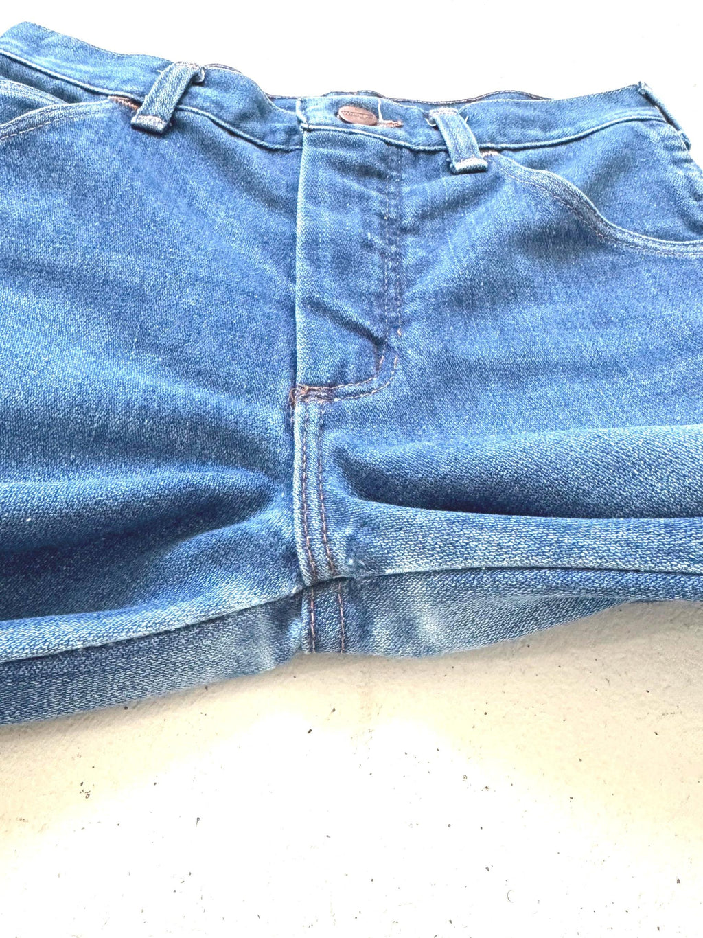 Gr. 22 - 23 Wrangler Blue Bell Schlaghose 70s Vintage Made in USA