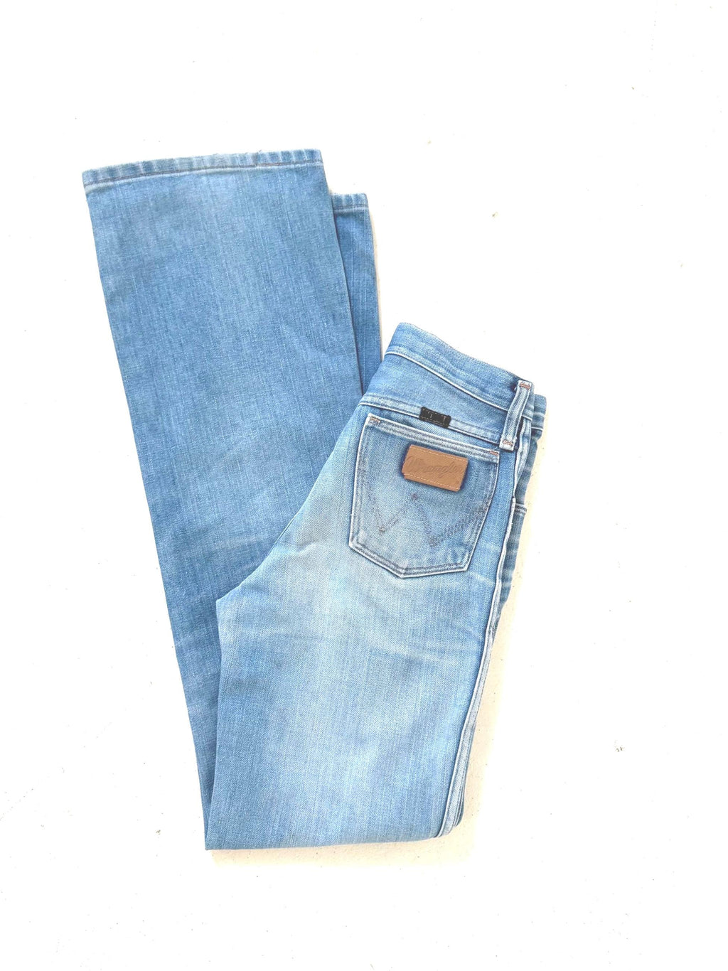 Gr. 23 -24 Wrangler Blue Bell Bootcut 70s Vintage Made in USA