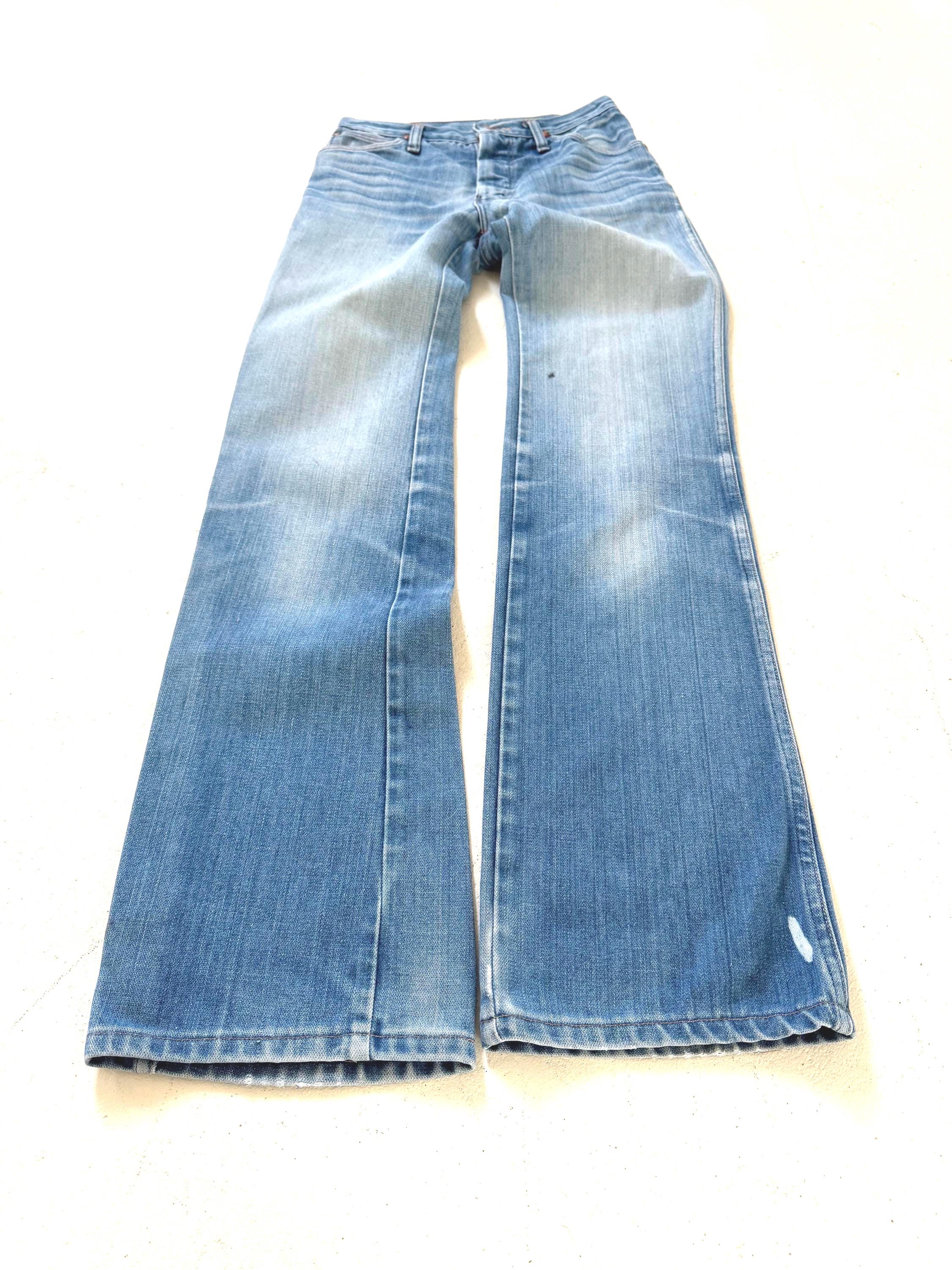 Gr. 23 -24 Wrangler Blue Bell Bootcut 70s Vintage Made in USA