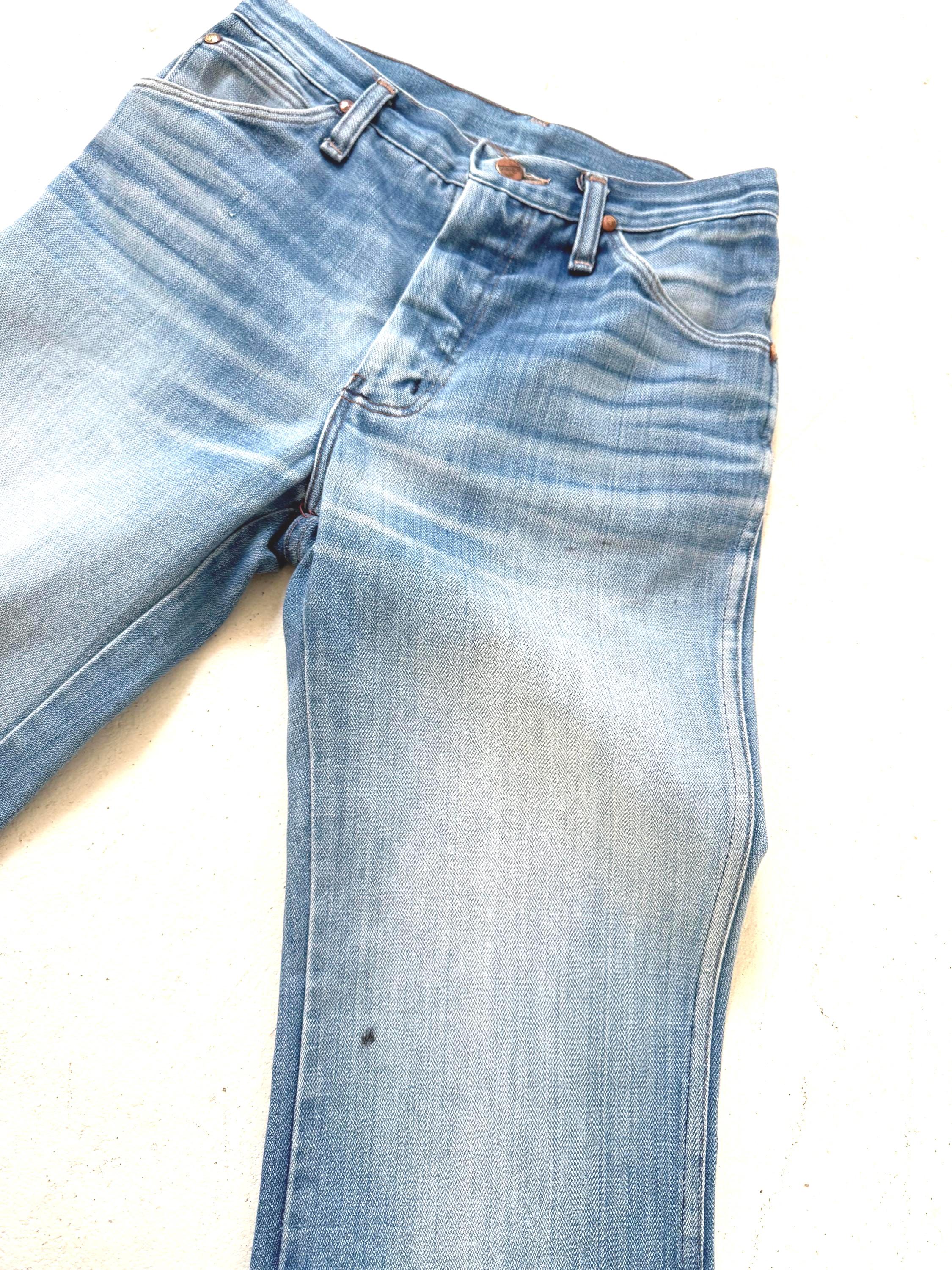 Gr. 23 -24 Wrangler Blue Bell Bootcut 70s Vintage Made in USA