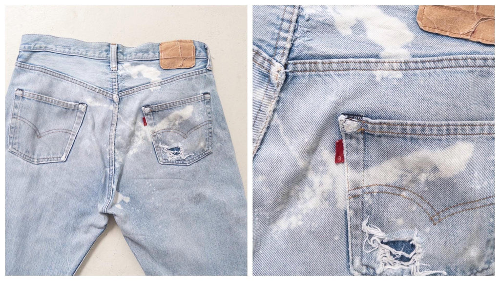 Gr. 32 Levis 501 Selvedge 80s Vintage Made in USA