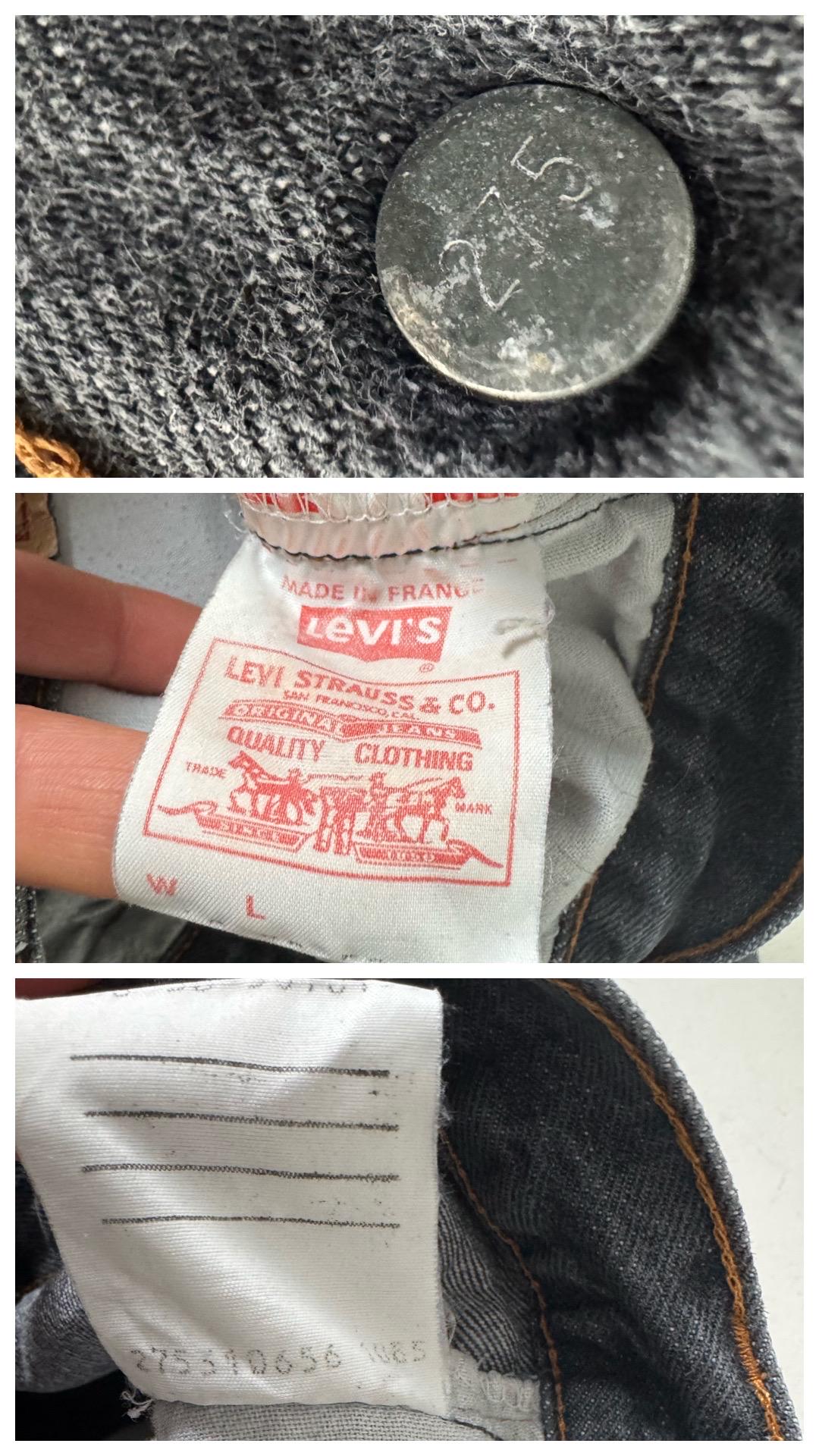Gr. 27 Levis 501 80s Vintage Made in France