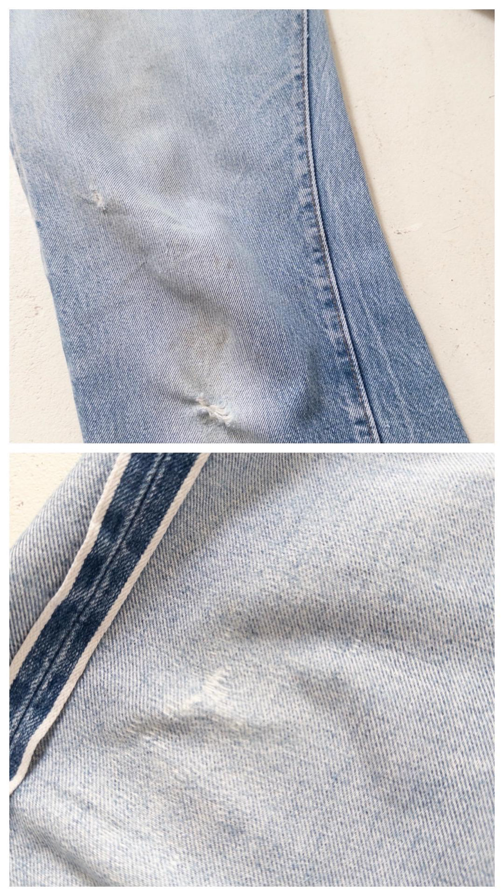 Gr. 32 - 33 Levis 501 Selvedge 80s Vintage Made in USA