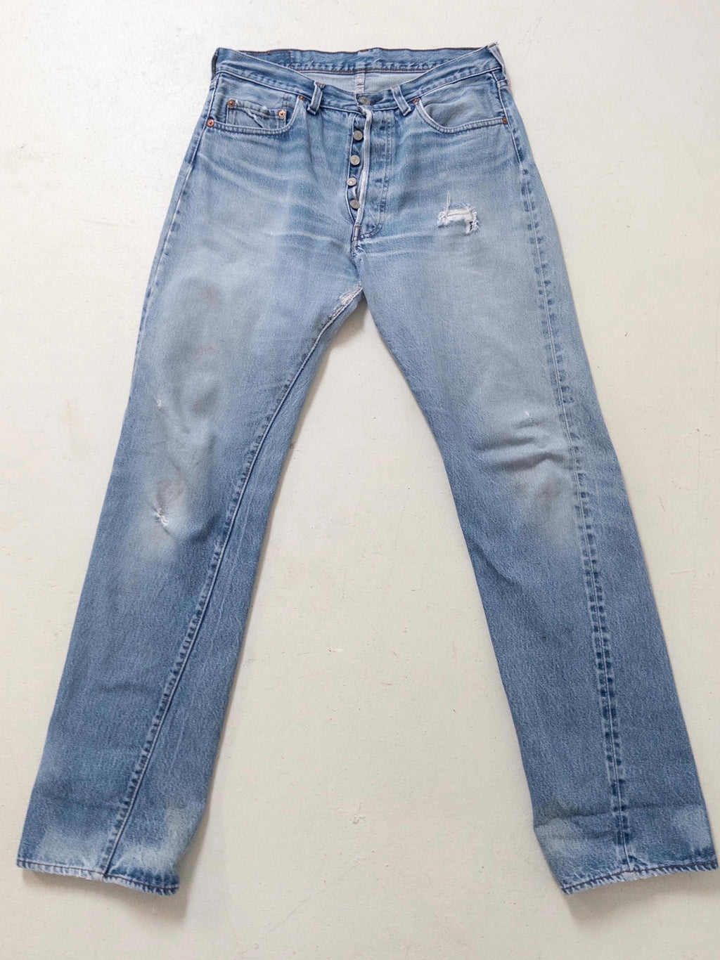 Gr. 32 - 33 Levis 501 Selvedge 80s Vintage Made in USA