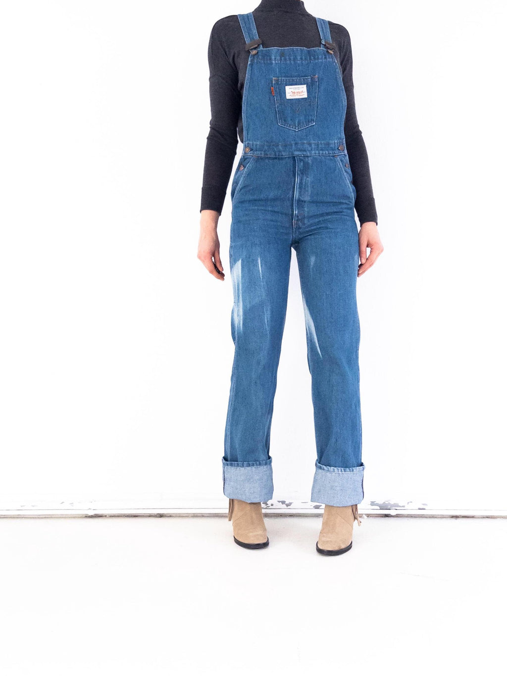 Gr. XS Levis Latzhose 80s Vintage Made in France