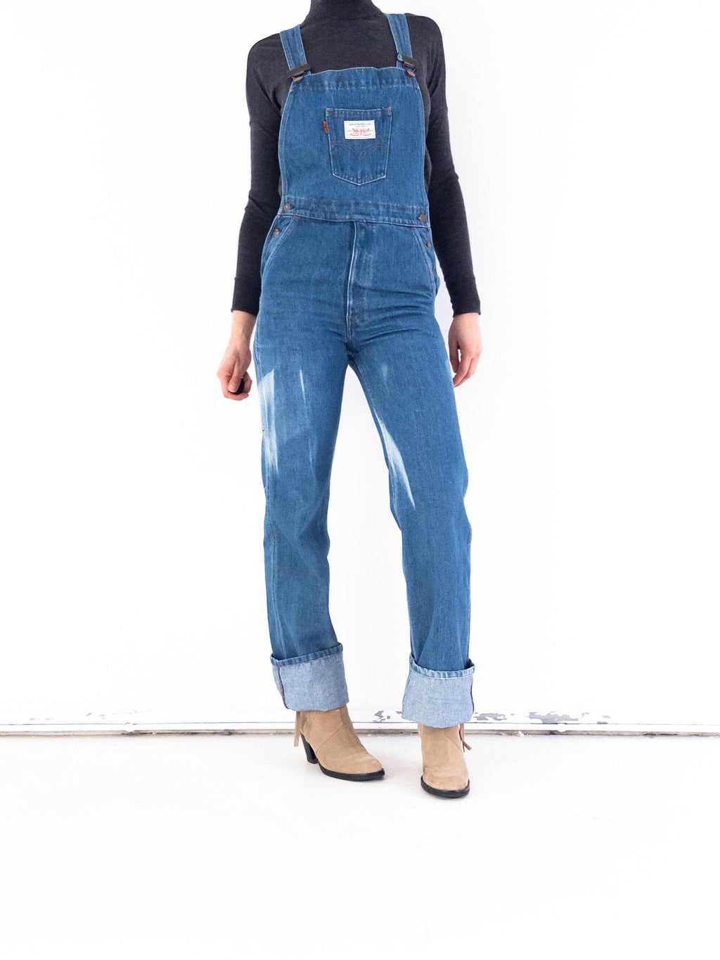 Gr. XS Levis Latzhose 80s Vintage Made in France