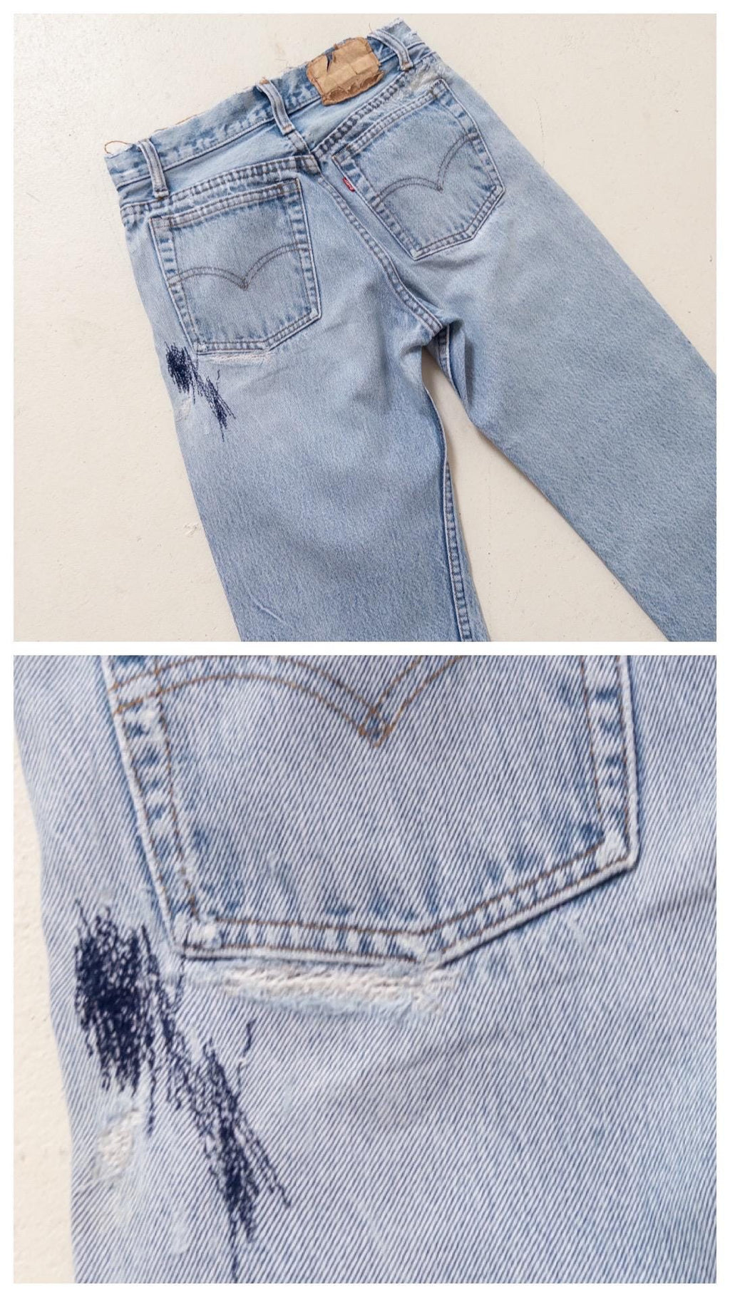 Gr. 24 - 25 Levis 701 80s Vintage Made in USA