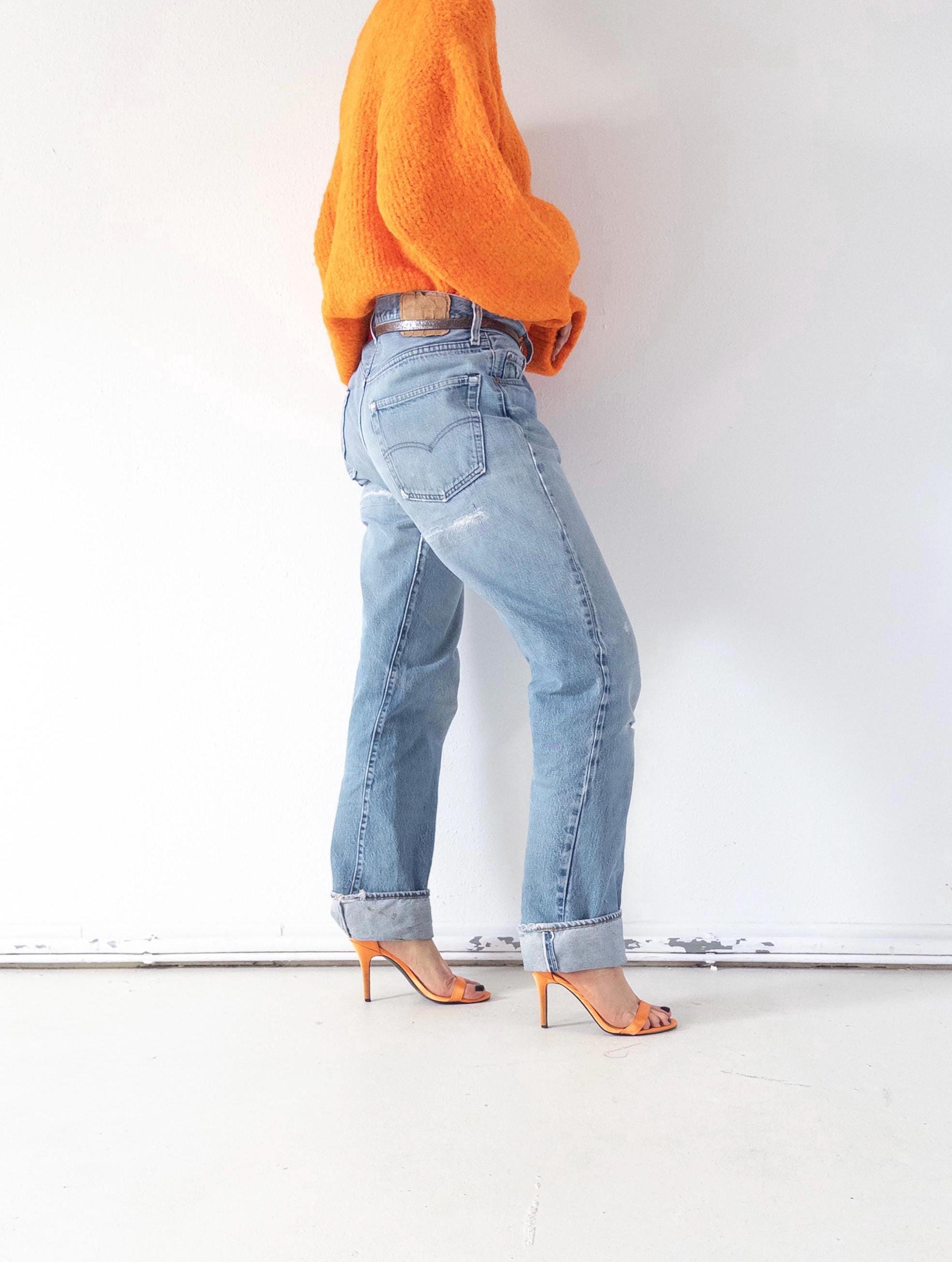 Gr. 32 - 33 Levis 501 Selvedge 80s Vintage Made in USA