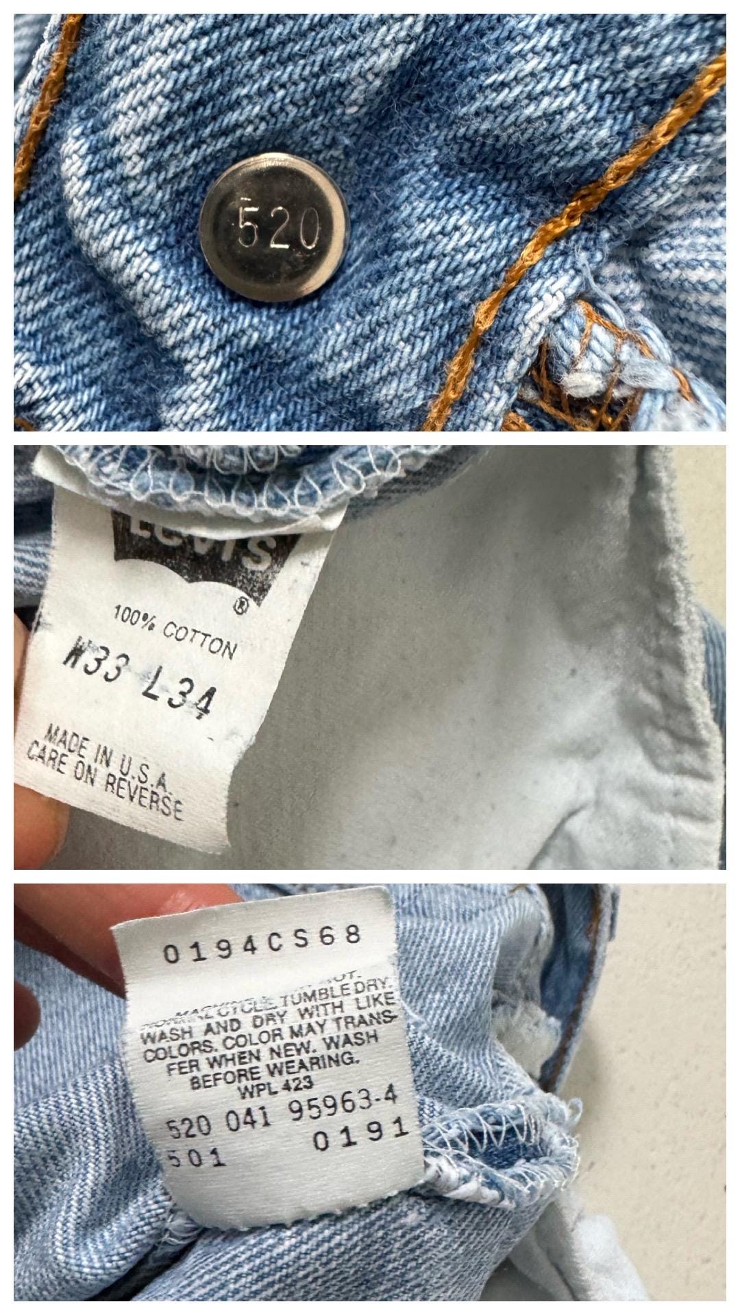 Gr. 31 - 32 Levis 501 90s Vintage Made in USA