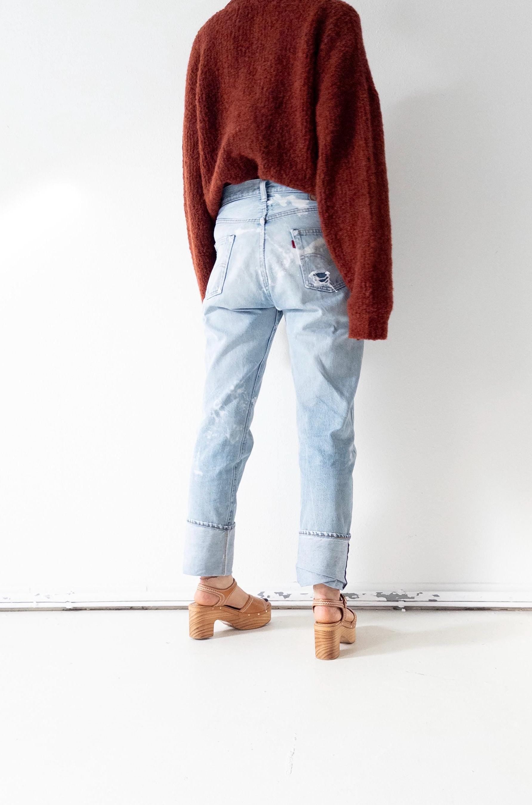 Gr. 32 Levis 501 Selvedge 80s Vintage Made in USA