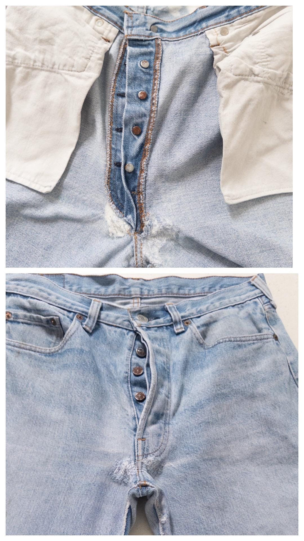 Gr. 32 Levis 501 Selvedge 80s Vintage Made in USA