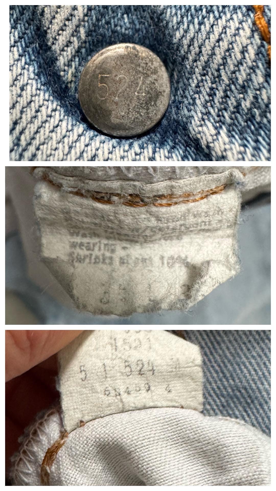 Gr. 32 Levis 501 Selvedge 80s Vintage Made in USA