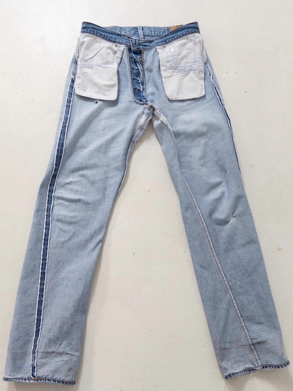 Gr. 32 - 33 Levis 501 Selvedge 80s Vintage Made in USA
