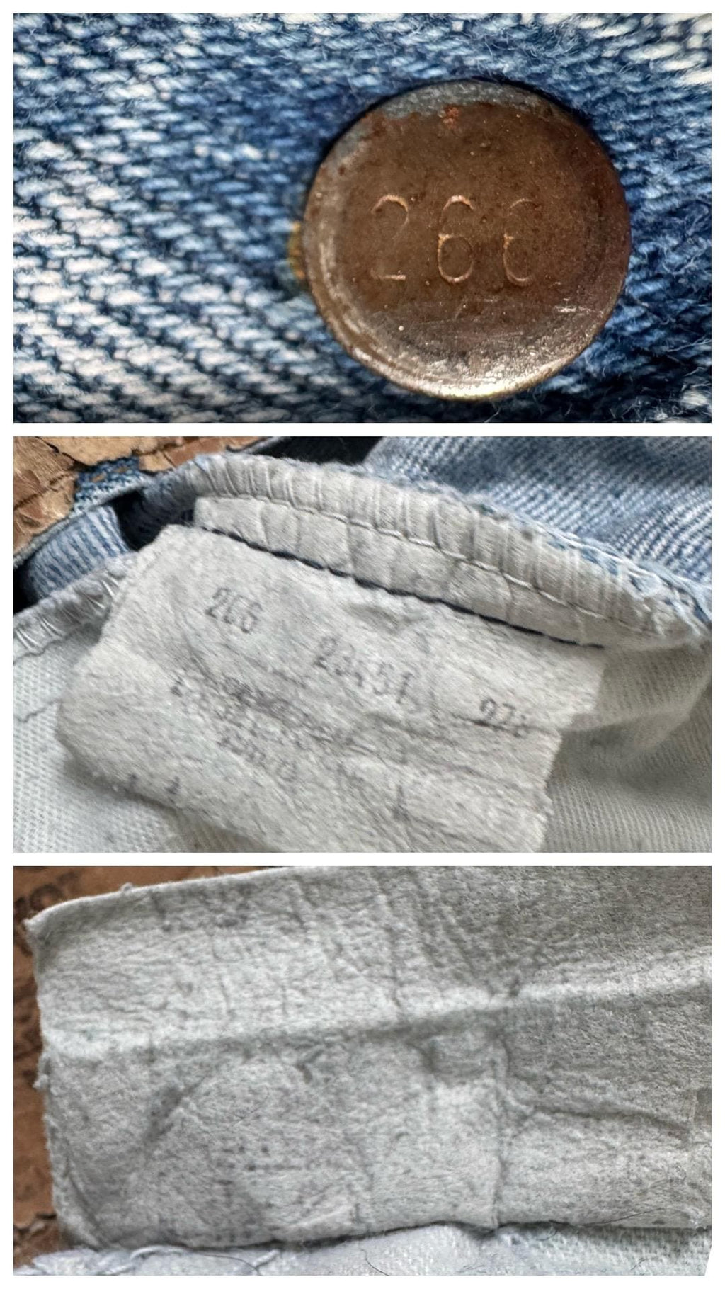 Gr. 26 - 27 Levis 70s Vintage Made in Belgium