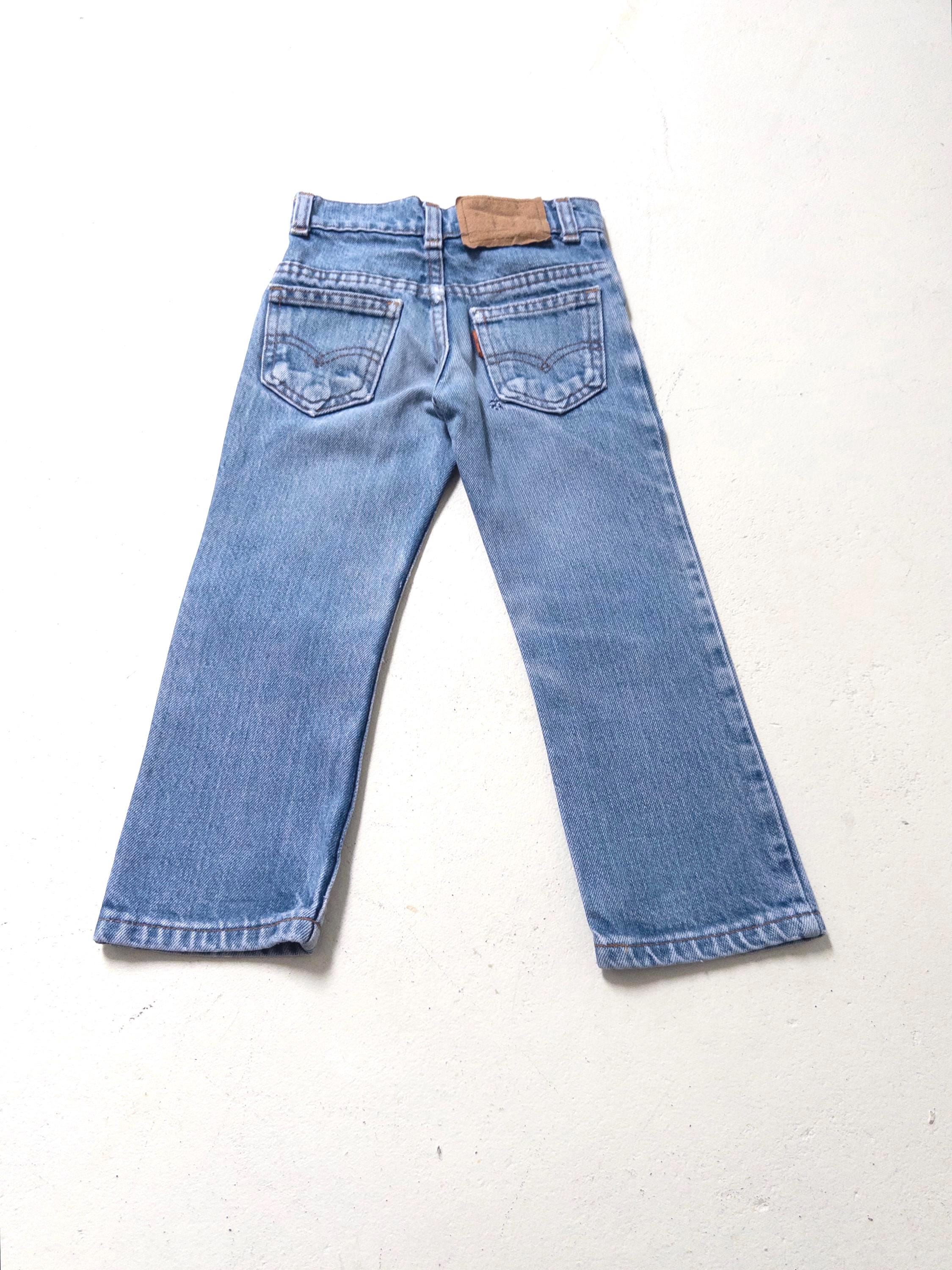 Gr. 86/92 Little Levis 241 80s Vintage Jeans Made in Belgium